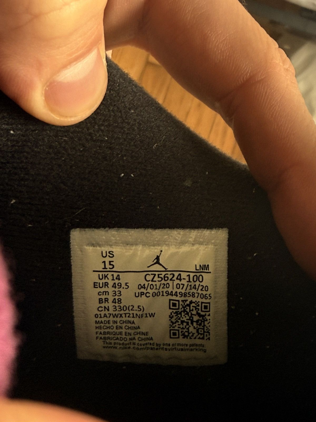 Nike Jordan 4 Paris Saint-Germaine Size US 15 / EU 48 - 6 Thumbnail