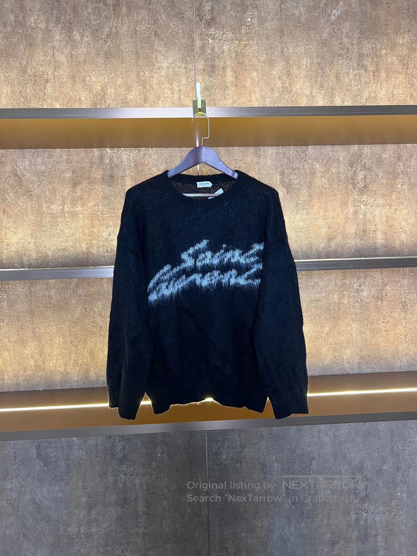 Saint Laurent Paris Saint Laurent Paris Mohair Knit Sweater| Size US XL / EU 56 / 4 - 1 Thumbnail