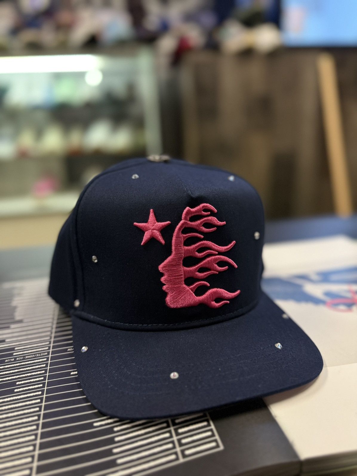 HELLSTAR Hellstar Adjustable Size SnapBack Hat Blue Pink STONE (NEW) Size ONE SIZE - 3 Thumbnail
