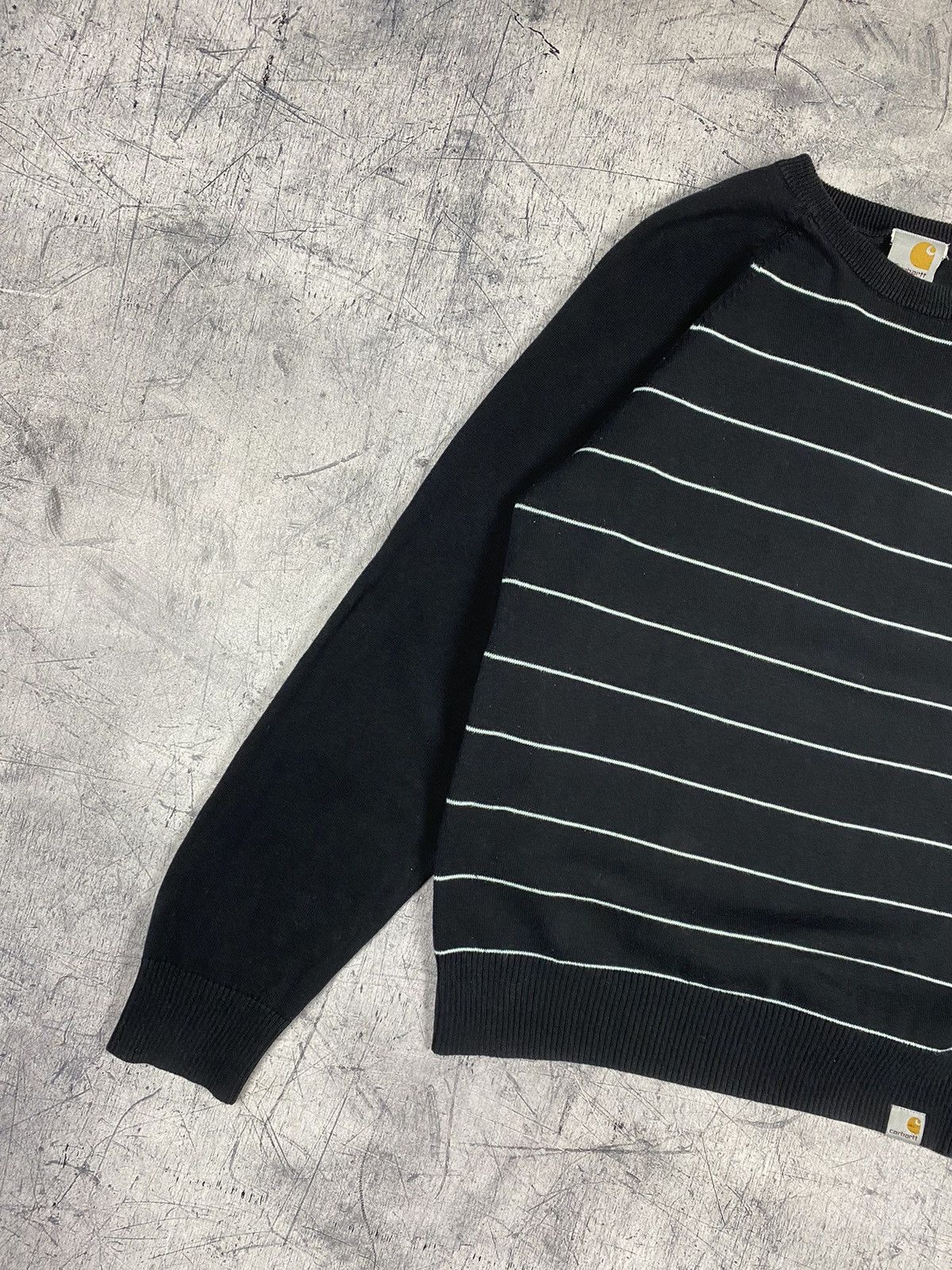 Carhartt Vintage Carhartt Y2K Striped Sweatshirt Sweater Size US M / EU 48-50 / 2 - 3 Thumbnail