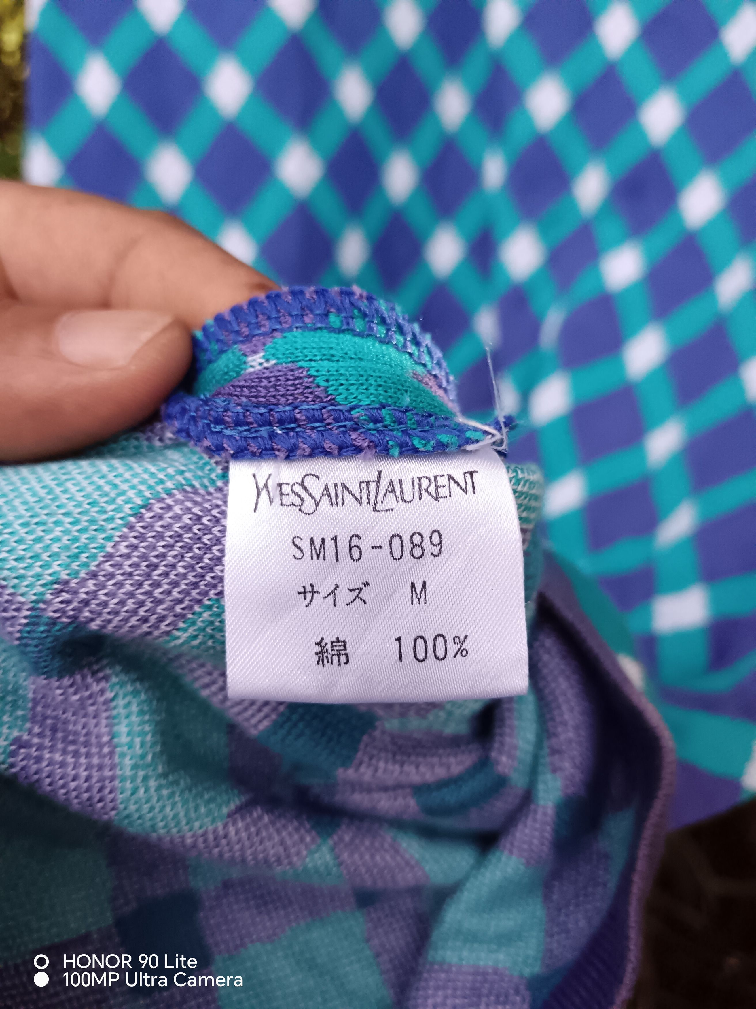 Vintage × Yves Saint Laurent Vintage yvessaintlaurent Luxury Formal Round Neck Midi Dress Size M / US 6-8 / IT 42-44 - 3 Thumbnail