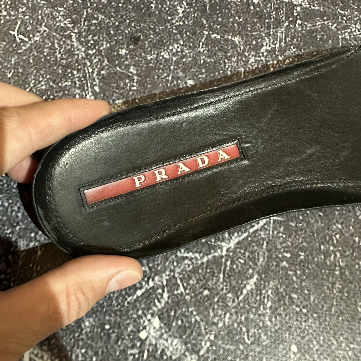 Prada PRADA - Men’s Leather Sneakers Size 8 Size US 8 / EU 41 - 17 Thumbnail