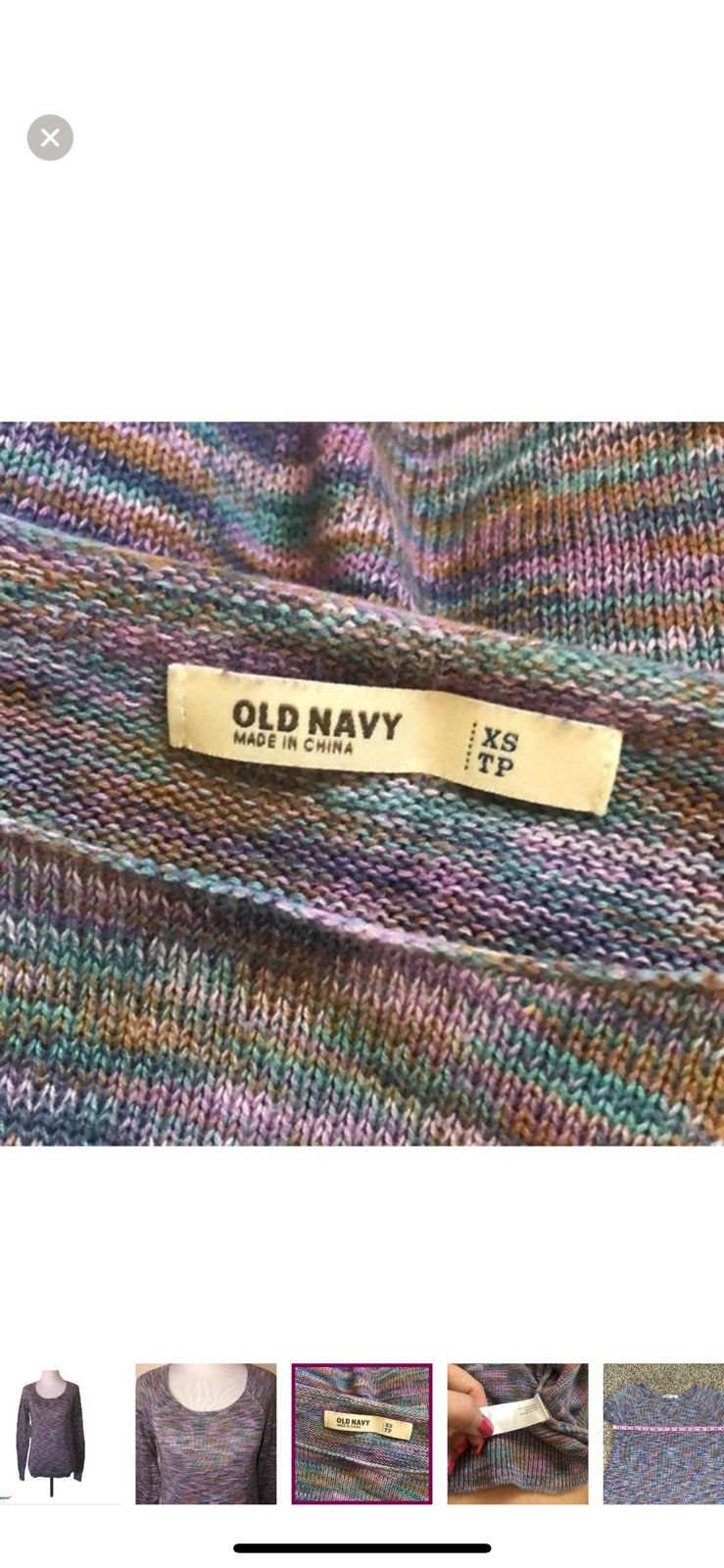 Old Navy Old navy XS rainbow heathered sweater Size XS / US 0-2 / IT 36-38 - 5 Thumbnail