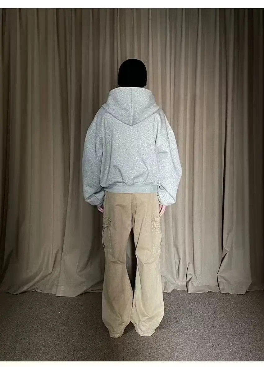 Designer × Japanese Brand Khaki washed faded flared carpenter cargo pants Size US 30 / EU 46 - 5 Thumbnail
