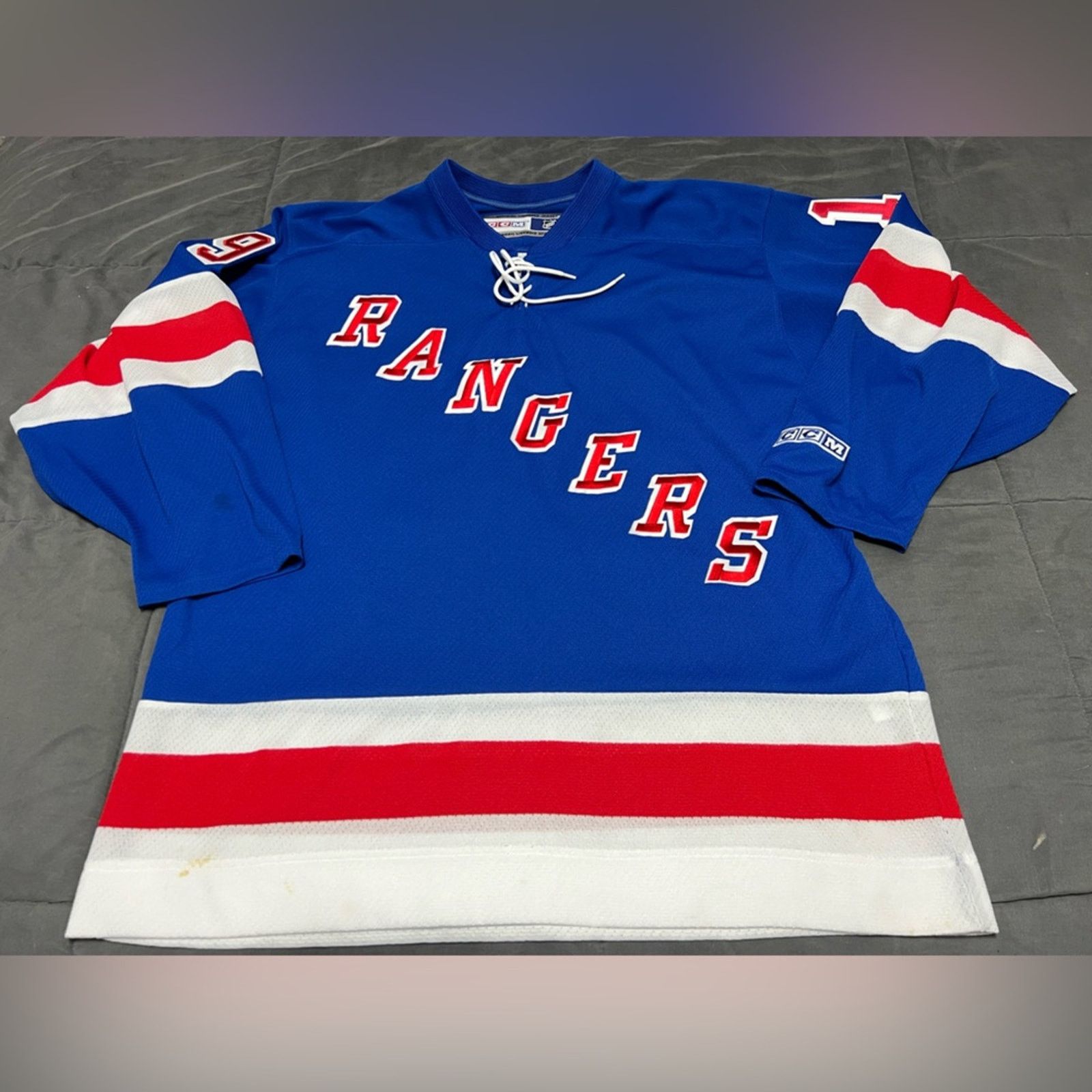 New York Rangers Scott Gomez Authentic CCM Hockey Jersey