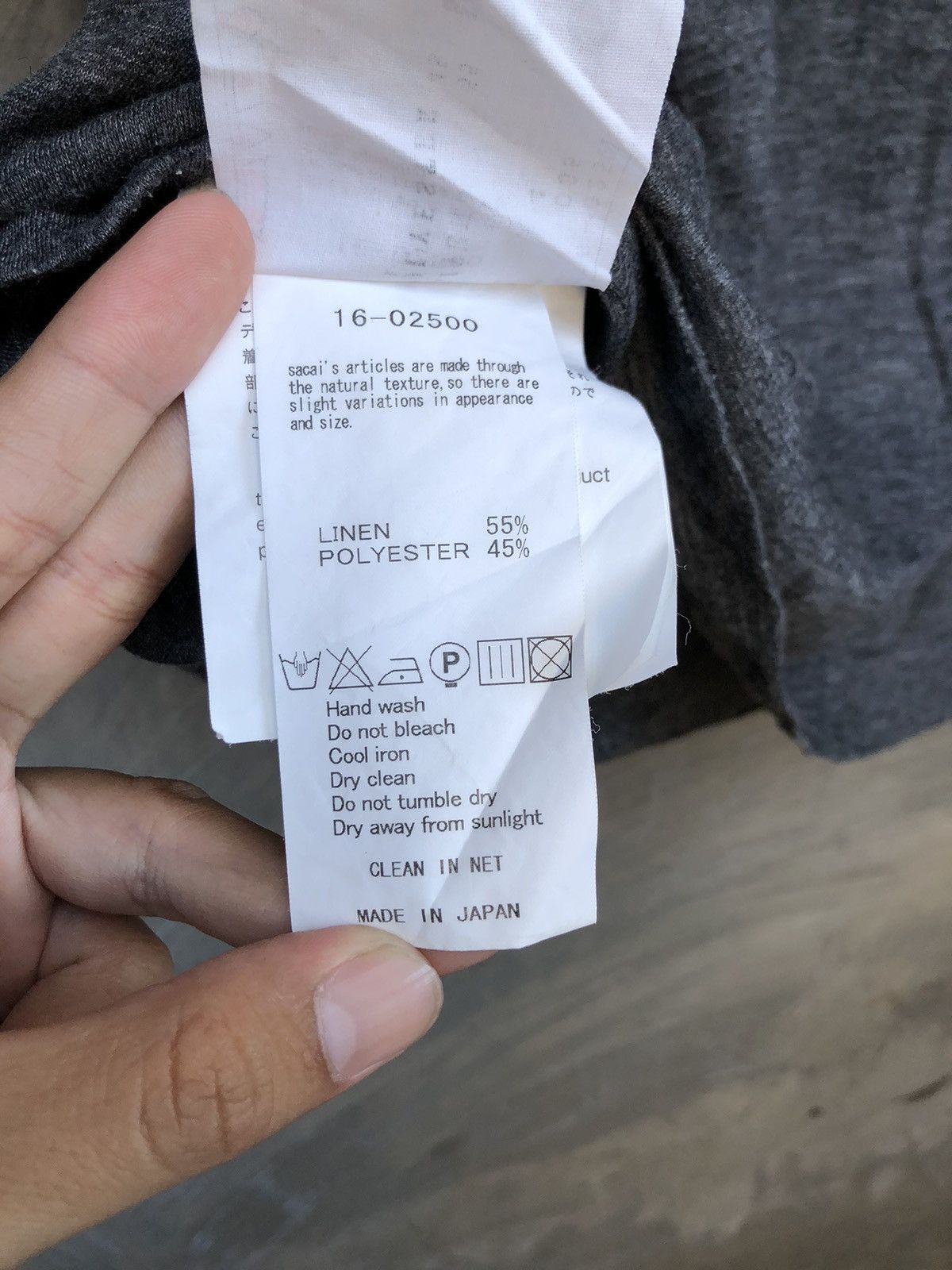 Sacai SACAI Japanese Grey T-shirt Size M / US 6-8 / IT 42-44 - 12 Thumbnail