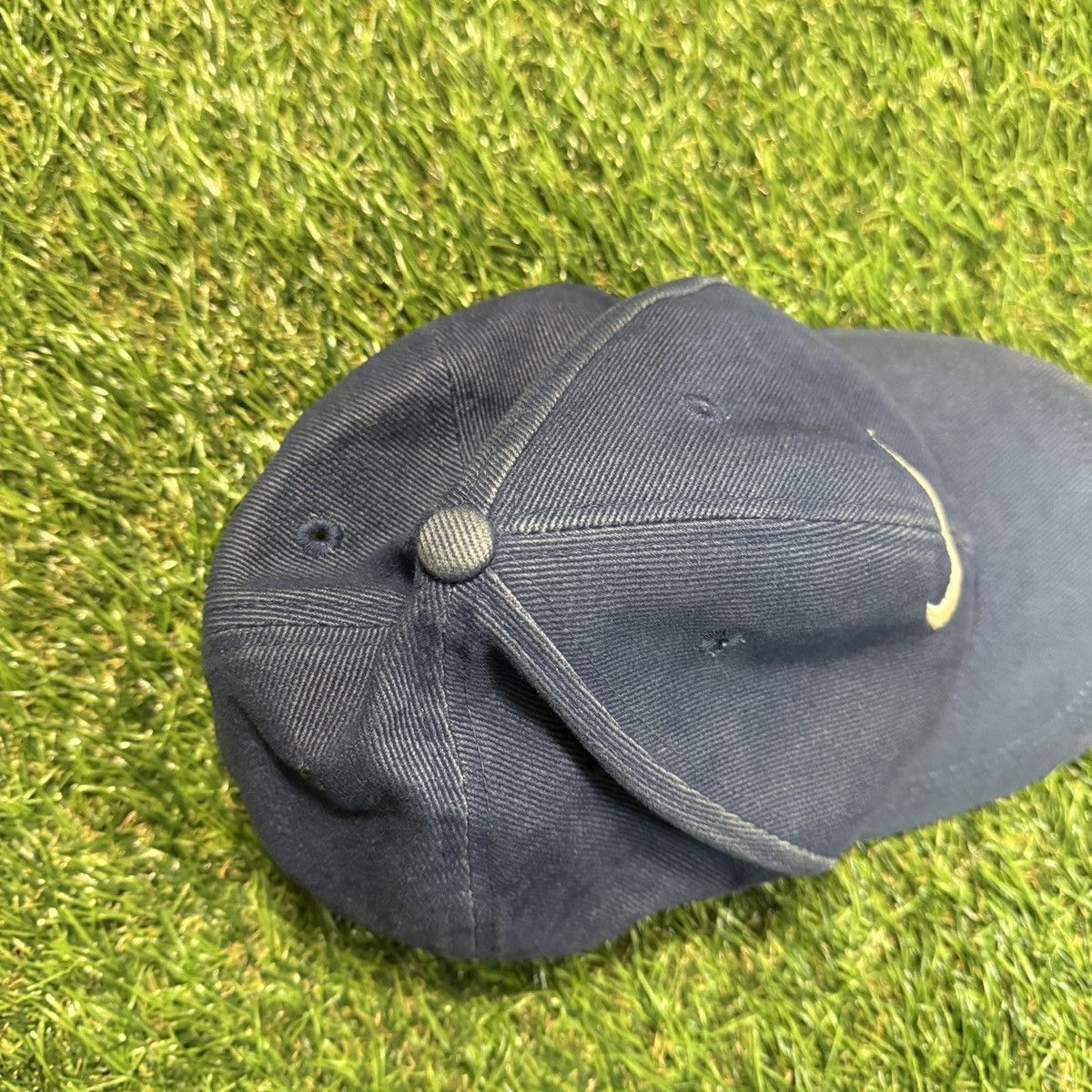 Nike Vintage Nike Denim Snapback Size ONE SIZE - 10 Thumbnail