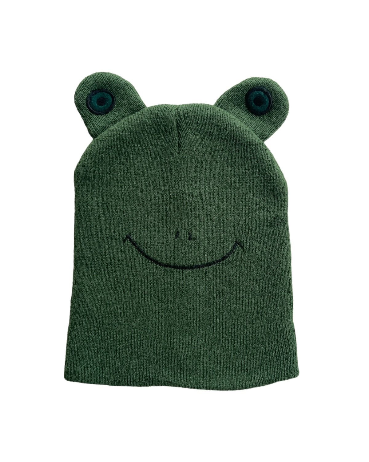 Japanese Brand Winter Warm Green Frog Beanie Hats Size ONE SIZE - 1 Thumbnail