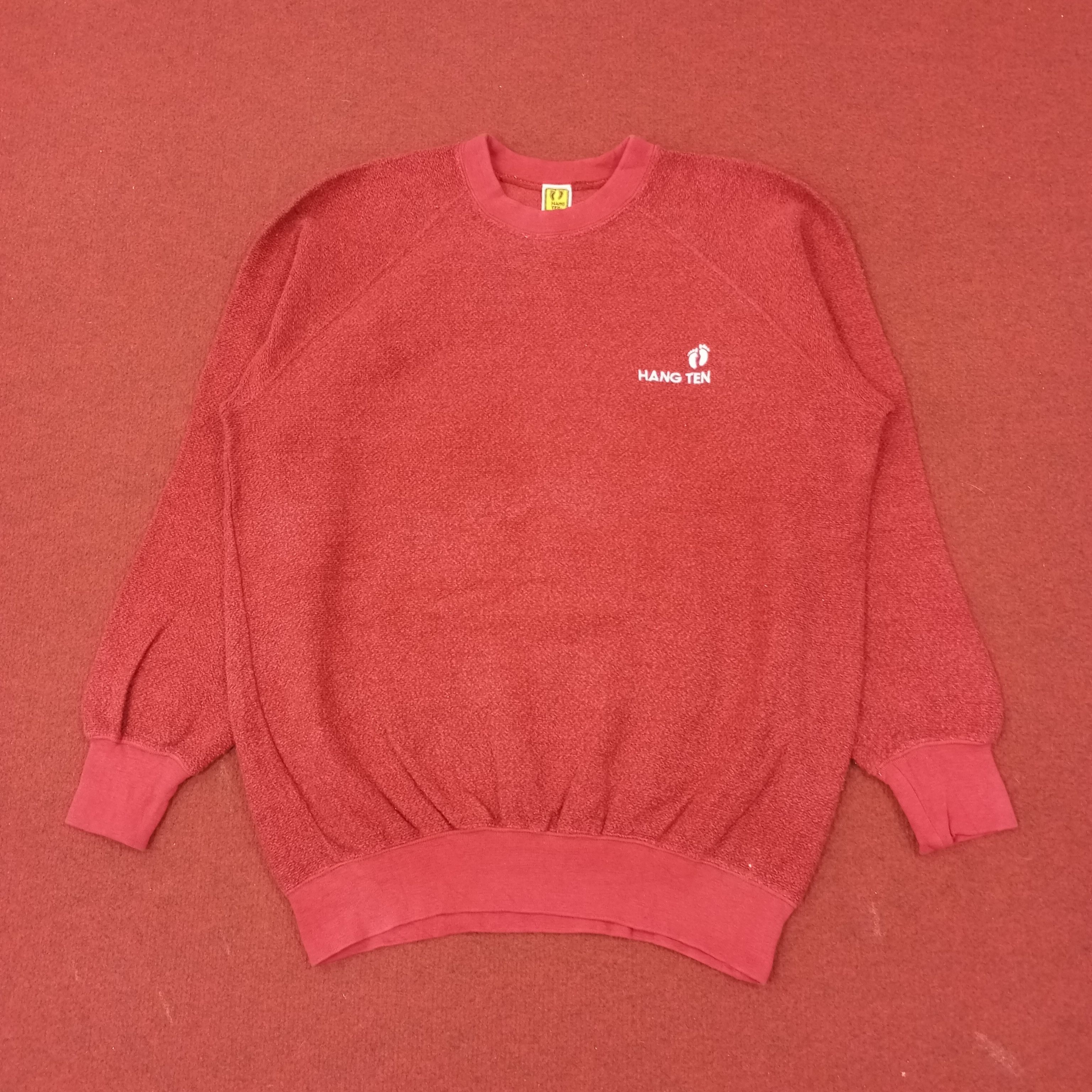 Hang Ten × Vintage Hang Ten Small Logo Spellout Design Sweatshirt c231n8 Size US M / EU 48-50 / 2 - 1 Thumbnail