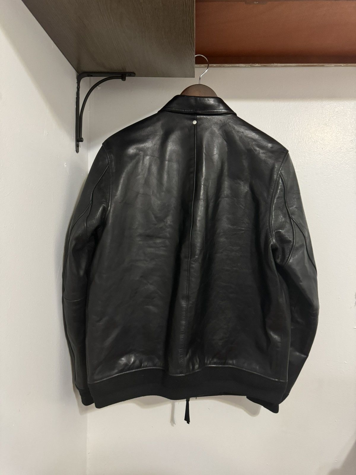 OAMC Over All Master Cloth OAMC black leather biker jacket Size US S / EU 44-46 / 1 - 3 Thumbnail