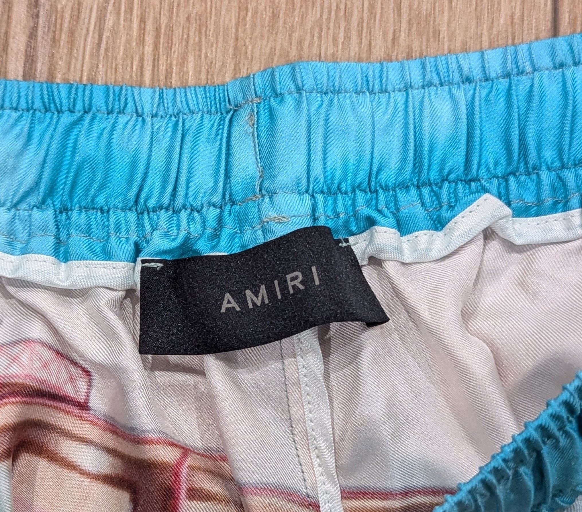 Amiri AMIRI "Eden Rock" Silk Shorts Multi Large Size US 34 / EU 50 - 5 Thumbnail