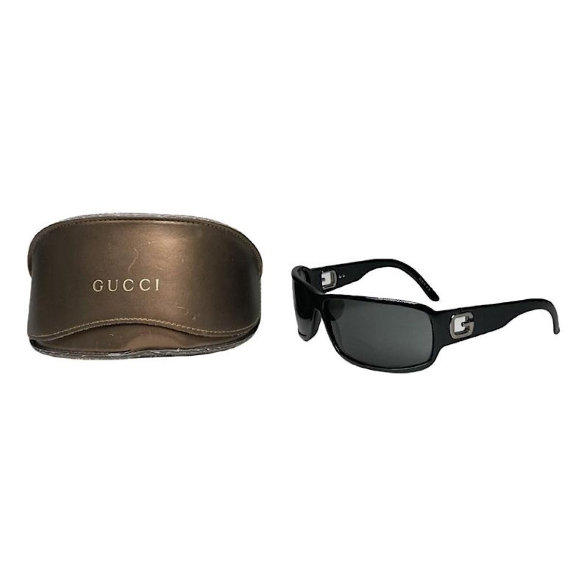 Gucci Black Plastic Sunglasses Size ONE SIZE - 1 Thumbnail