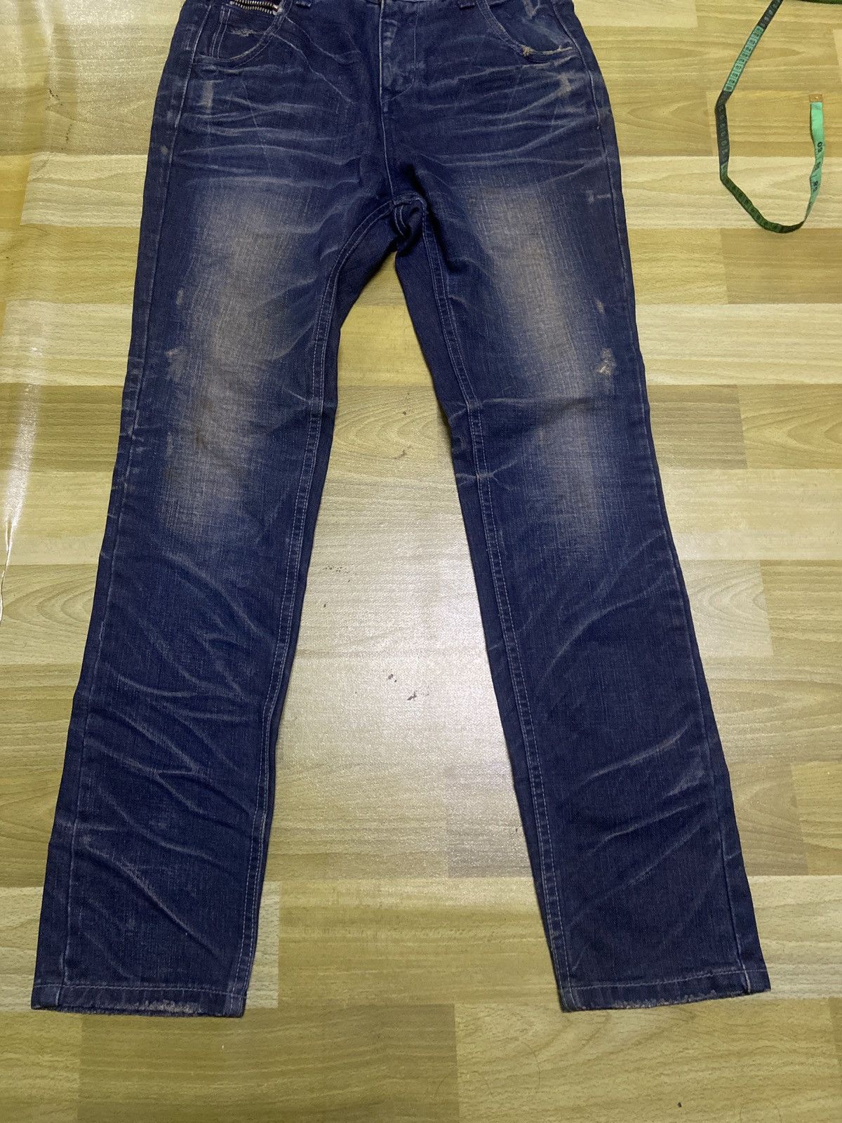 Issey Miyake Distressed CABANE DE ZUCCA DENIM REGULAR FITS Size US 31 - 11 Thumbnail