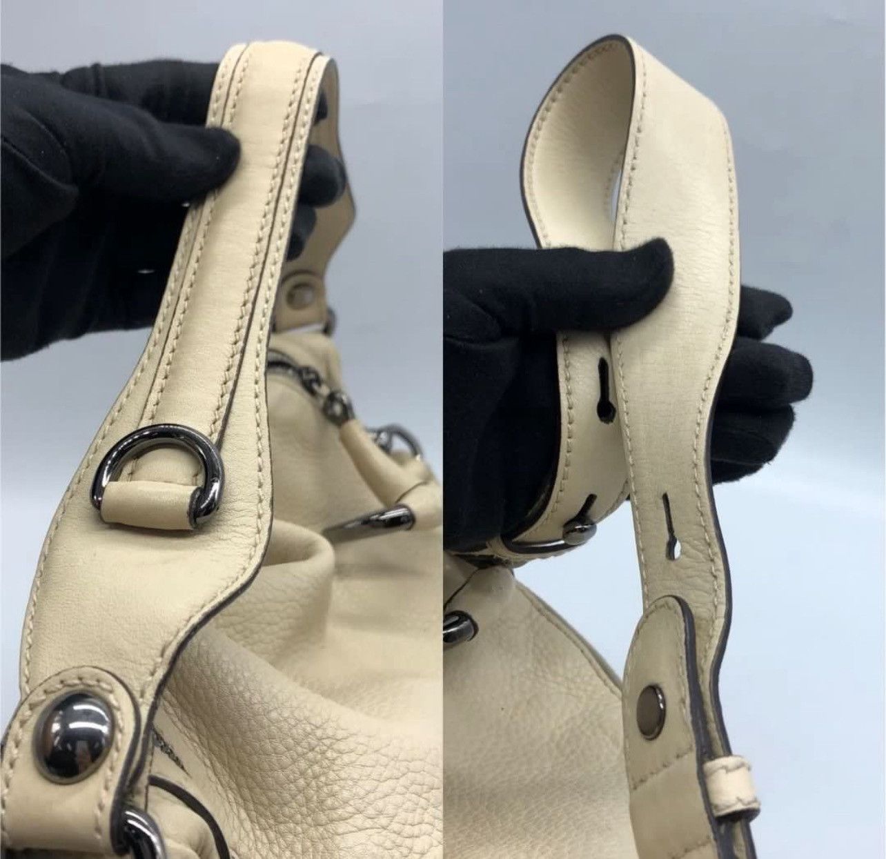 Gucci Gucci ivory leather icon hobo bag cream Size ONE SIZE - 6 Thumbnail