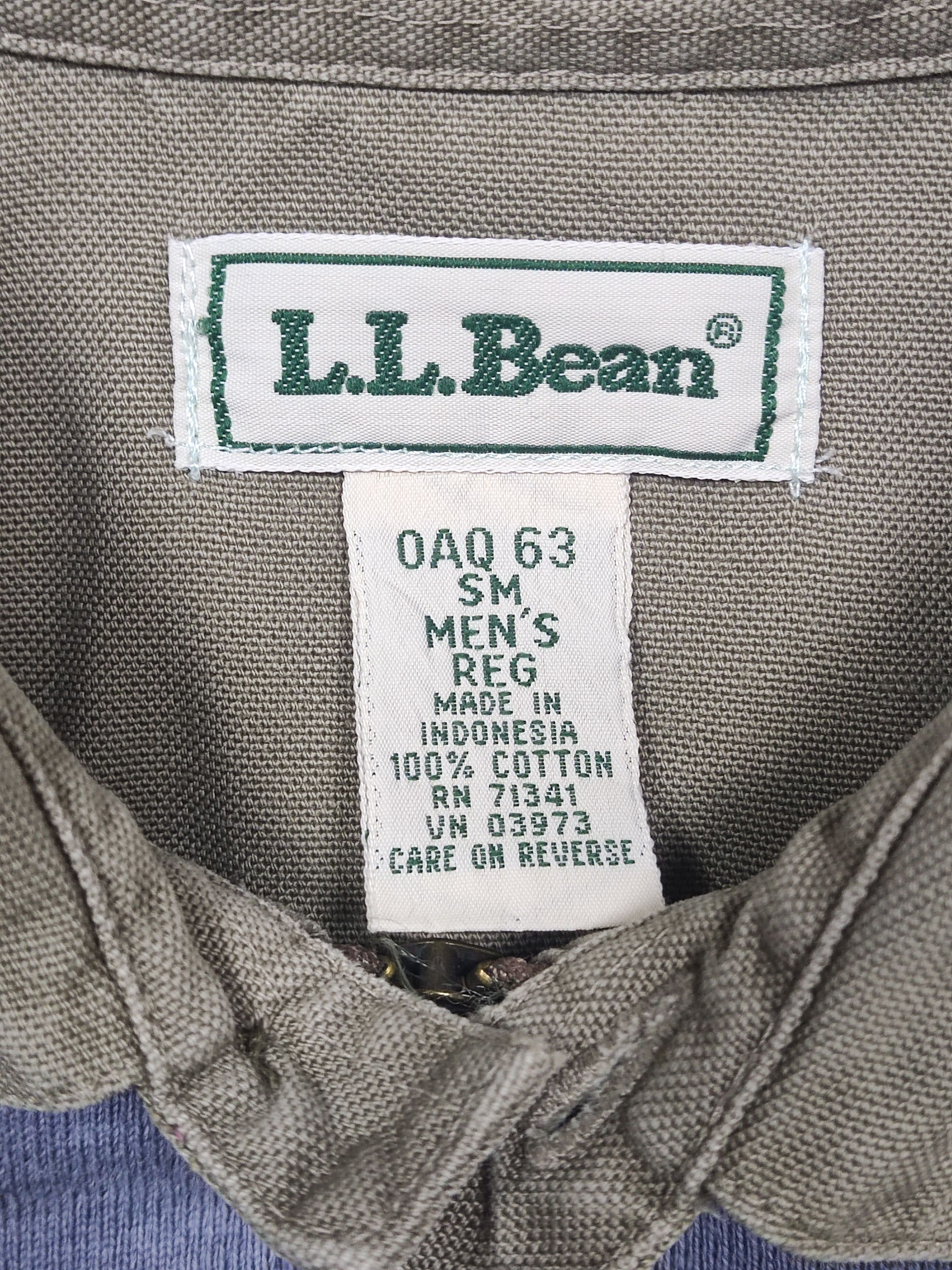 L.L. Bean Vintage LL Bean Striped 1/4 Zip Shirt Distressed Pullover Size US M / EU 48-50 / 2 - 9 Thumbnail
