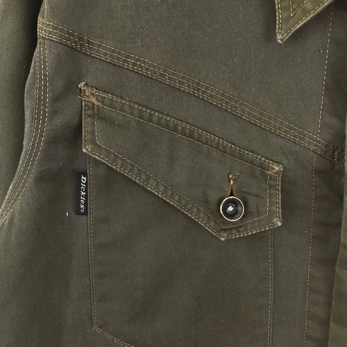 Dickies Vtg DICKIES USA Technical Chore Workwear Denim Jacket Jeans Size US L / EU 52-54 / 3 - 5 Thumbnail