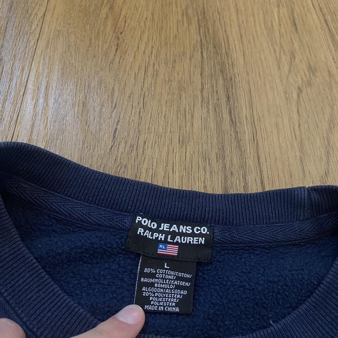 Polo Ralph Lauren 90s Polo Ralph Lauren Embroidered Sweatshirt Boxy Size US L / EU 52-54 / 3 - 4 Thumbnail
