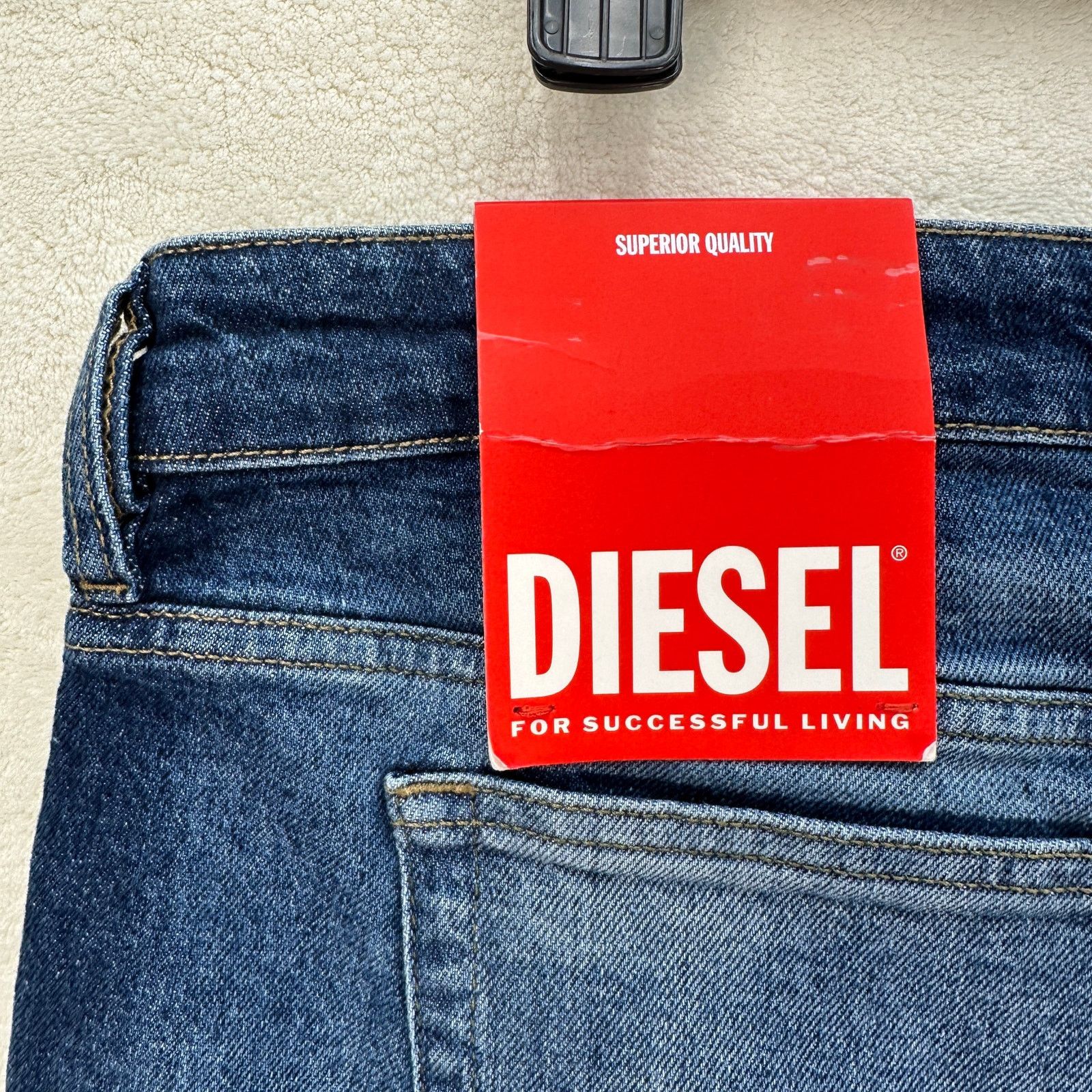 Diesel DIESEL INDUSTRY SLEENKER MEN'S 38X30 TAPER STRAIGHT JEANS MA Size US 38 / EU 54 - 10 Thumbnail