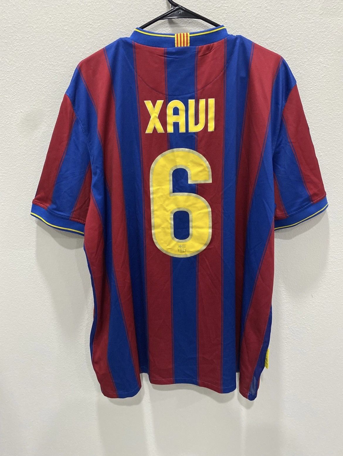 Nike × Vintage Nike Authentic FC Barcelona Xavi Hernandez Spain Home Jersey Size US XXL / EU 58 / 5 - 2 Thumbnail