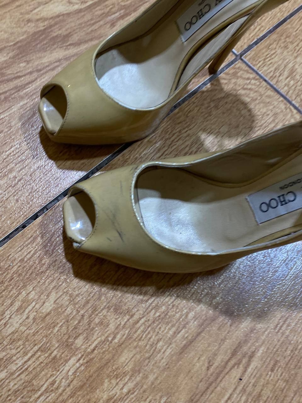 Jimmy Choo Heels Jimmy Choo vintage streewear Y2K luxury beige Size US 5 / IT 35 - 5 Thumbnail