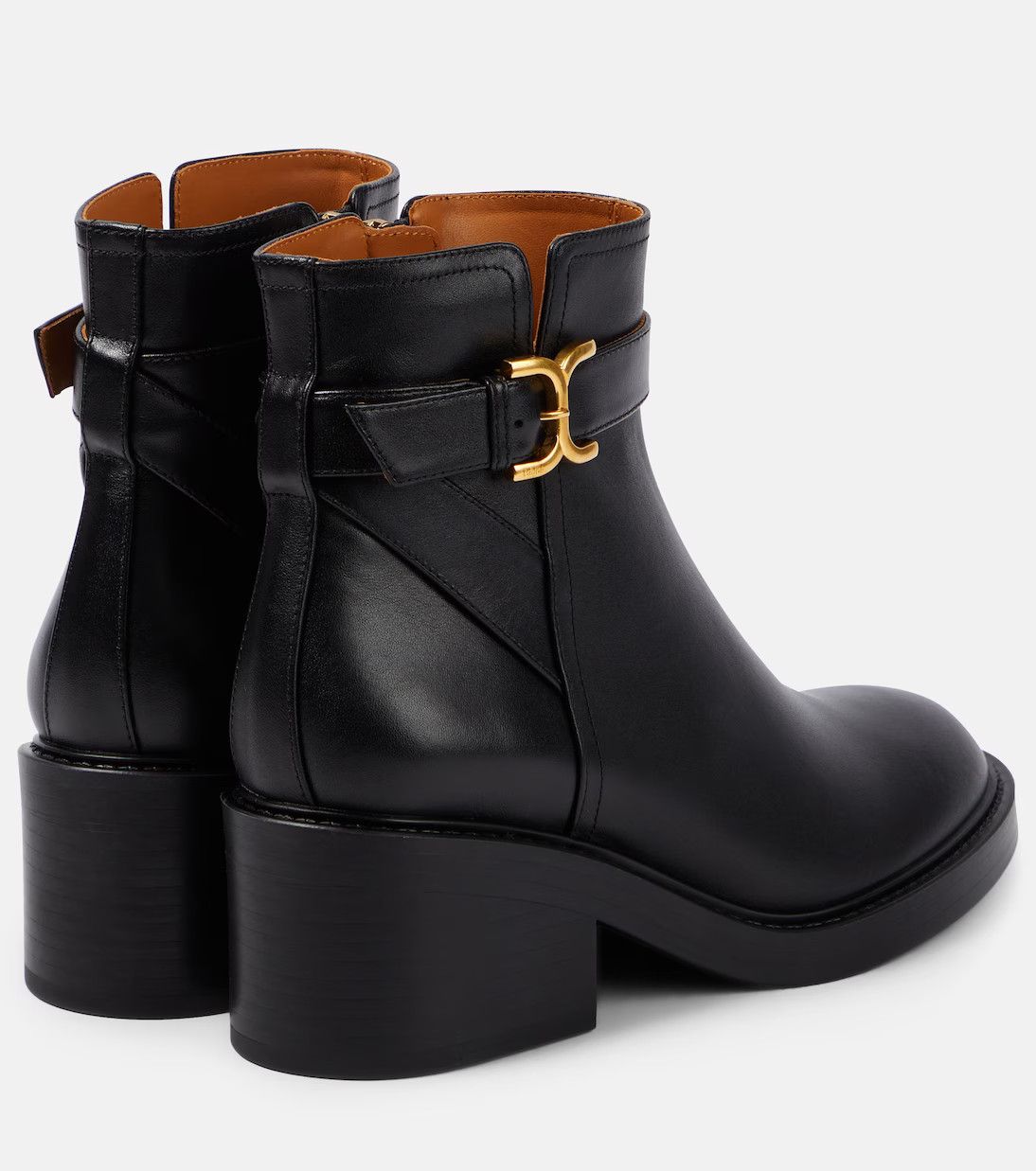 Chloe o1loc1c1024 Marcie Ankle Boots in Black Size US 5 / IT 35 - 5 Thumbnail
