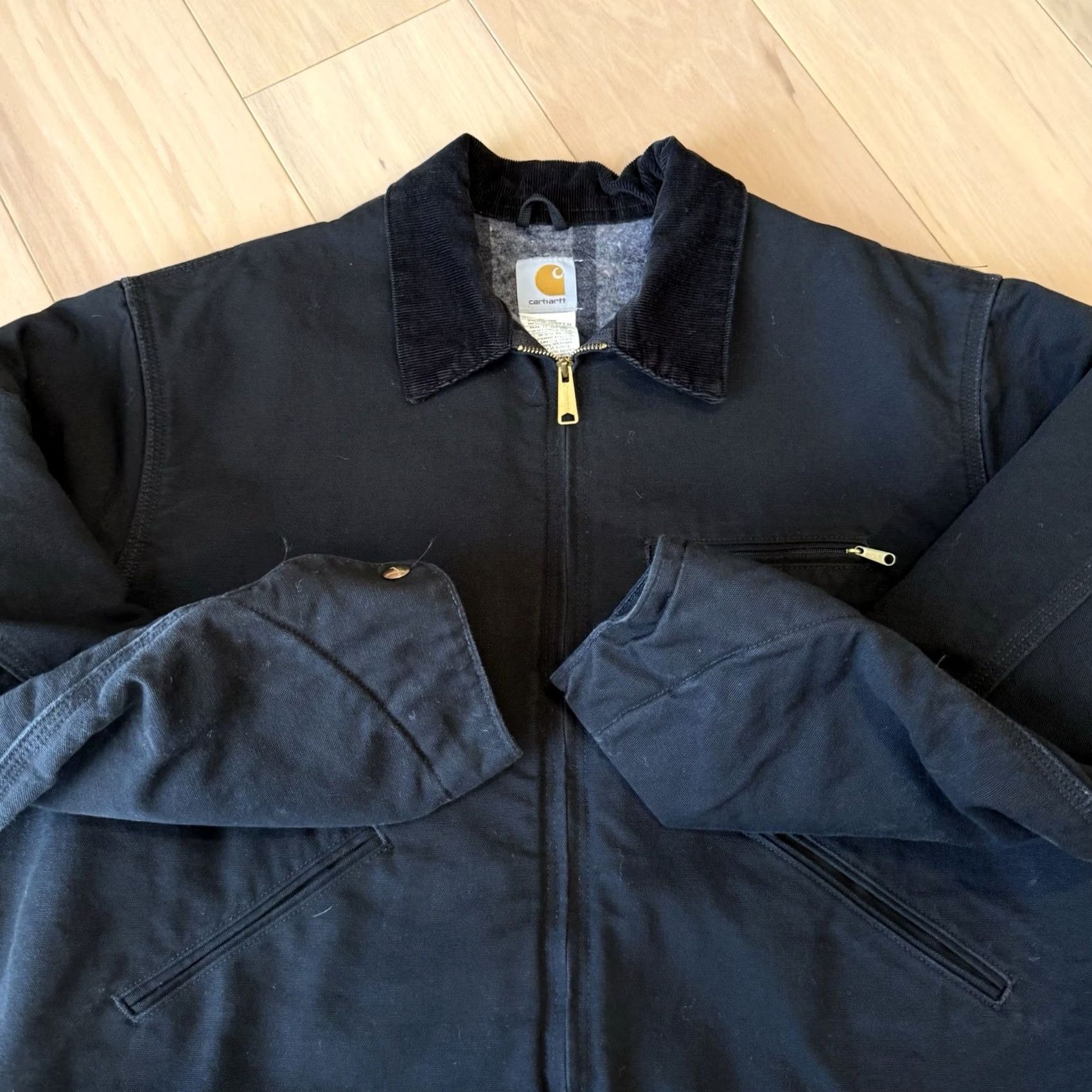 Carhartt Carhartt Detroit Jacket 2XL Black Heavy Workwear Full Zip Bomber J001 Made USA Jacket Mens 2XL Black Workwear 90s USA Carhartt J130 J102 Vintage Size US XXL / EU 58 / 5 - 5 Thumbnail