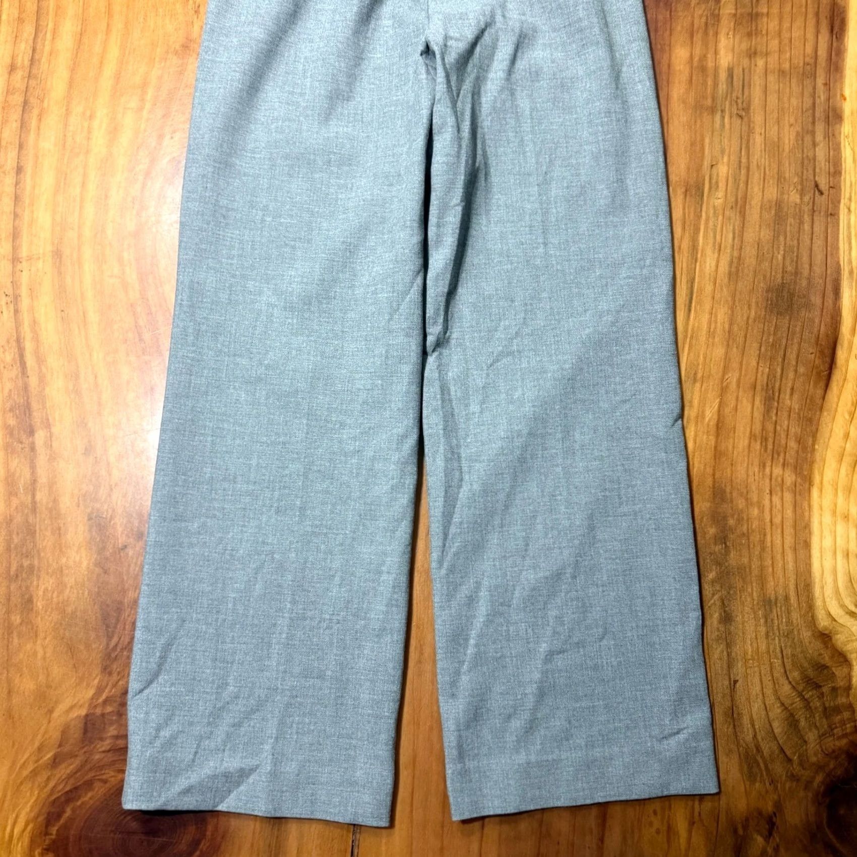 J.Crew J. Crew Womens Pants 10P Peyton Career Business Gray Stretch Pull On Full Length A17 Size 32" / US 10 / IT 46 - 7 Thumbnail