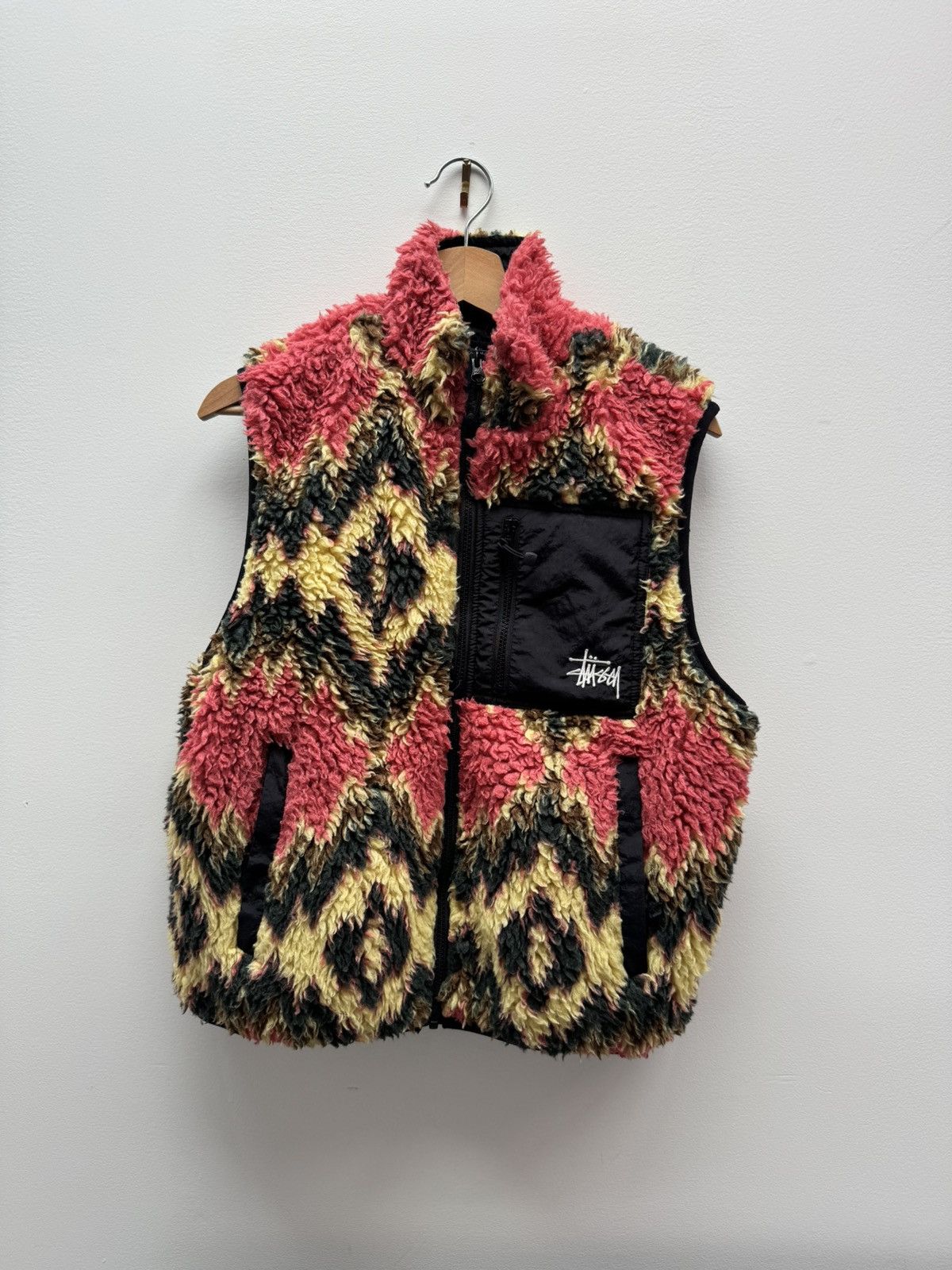 Stussy Sherpa Vest Size US S / EU 44-46 / 1 - 1 Thumbnail