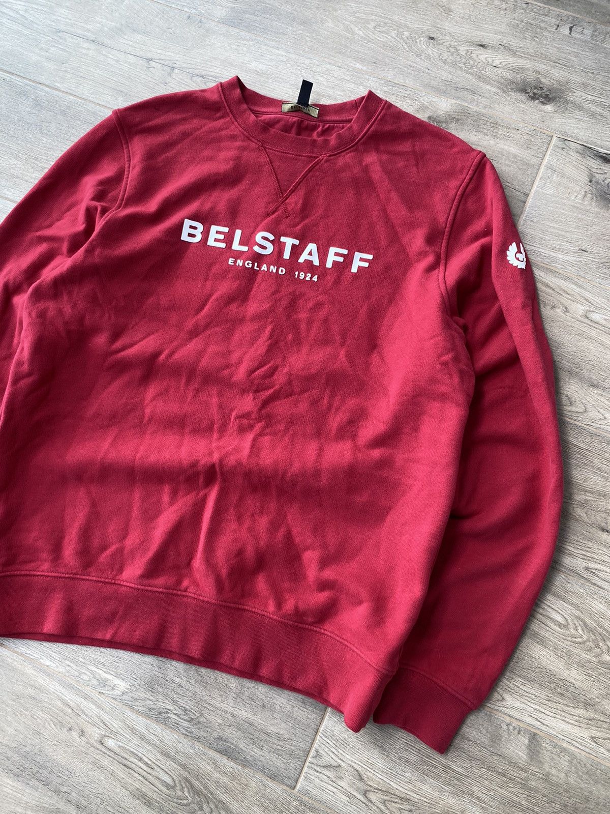 Belstaff Belstaff Logo Vintage Sweatshirt Size US L / EU 52-54 / 3 - 2 Thumbnail