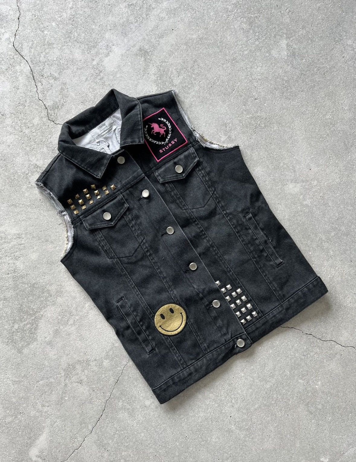 Stussy Vintage Stussy Patch Vest Size S / US 4 / IT 40 - 5 Thumbnail