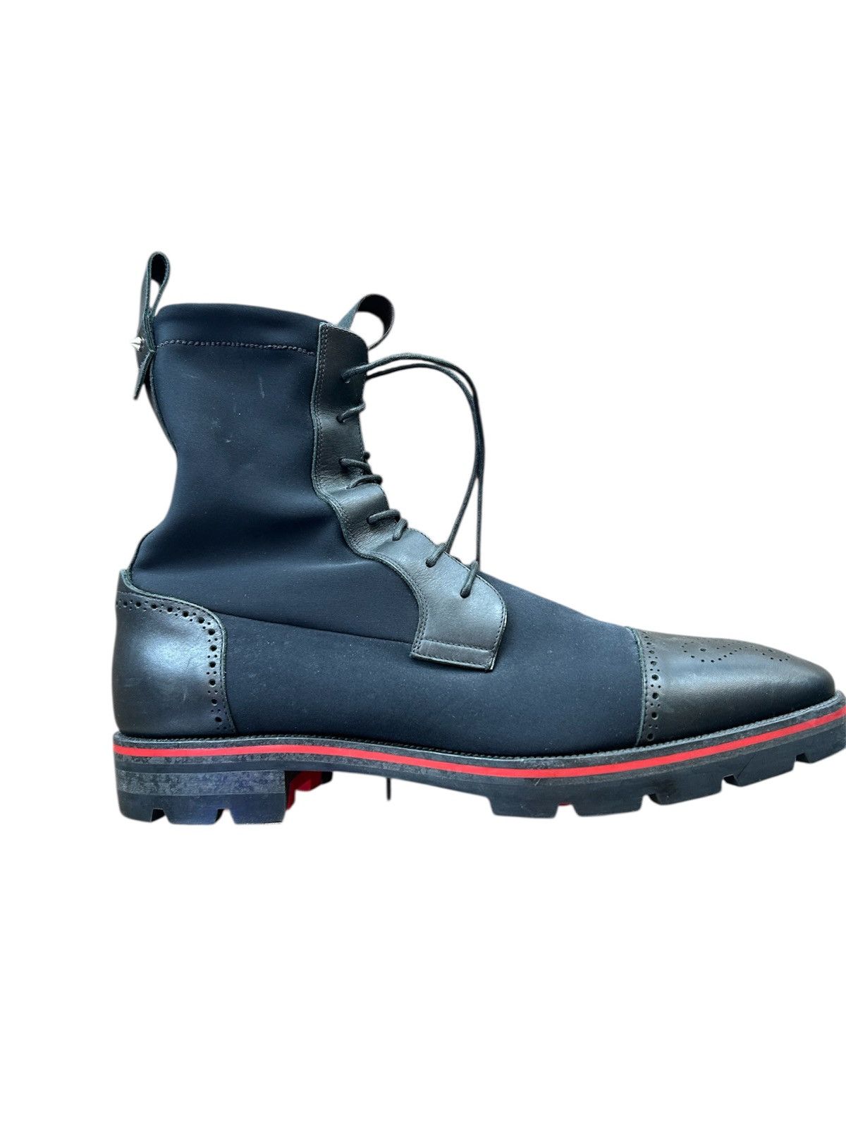 Christian Louboutin Black Sockroc Boots