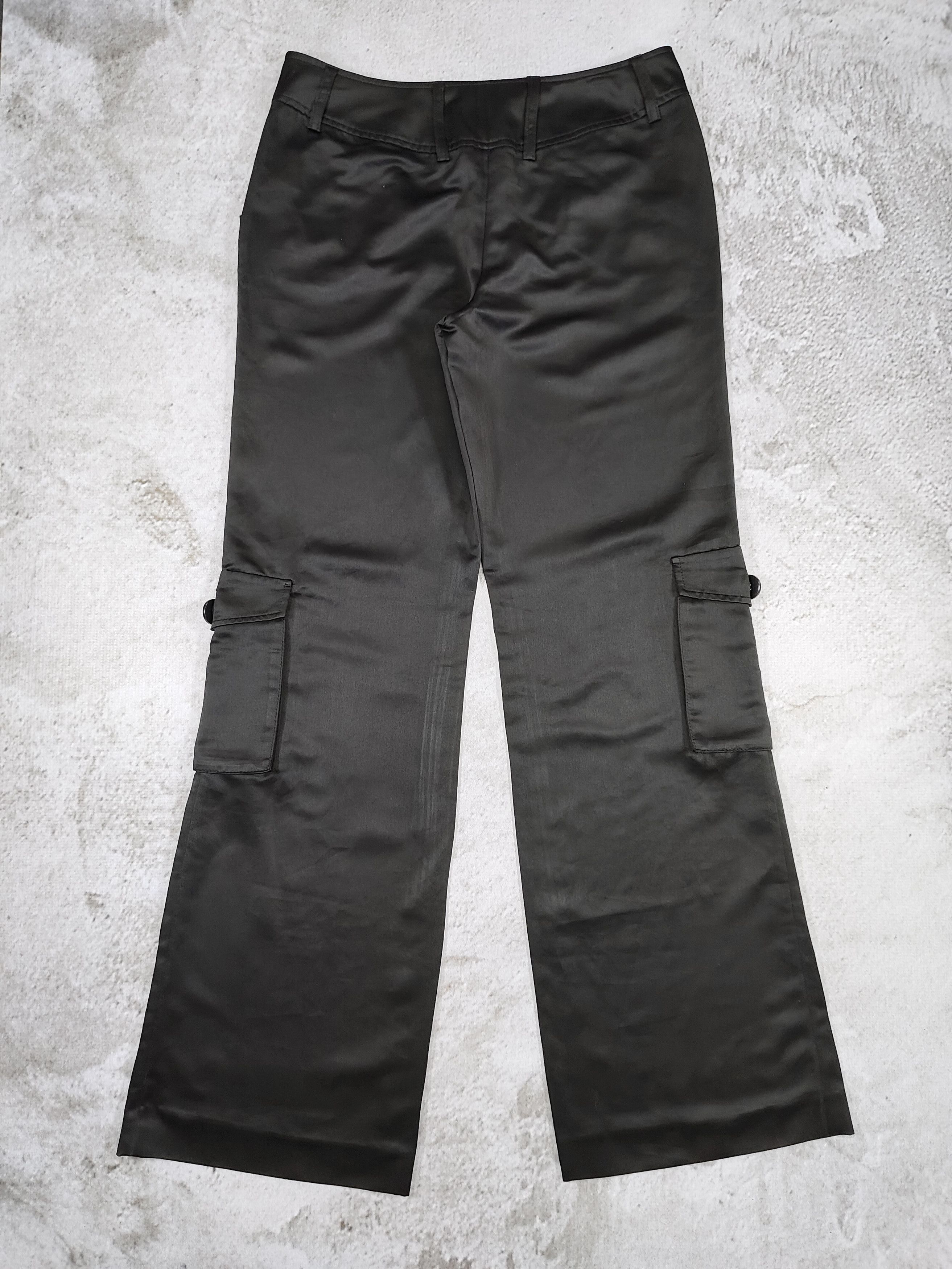 Morgan De Toi 2000s Morgan- Y2K Urban Utilitarian Flare Cargo Pants Size 31" - 5 Thumbnail
