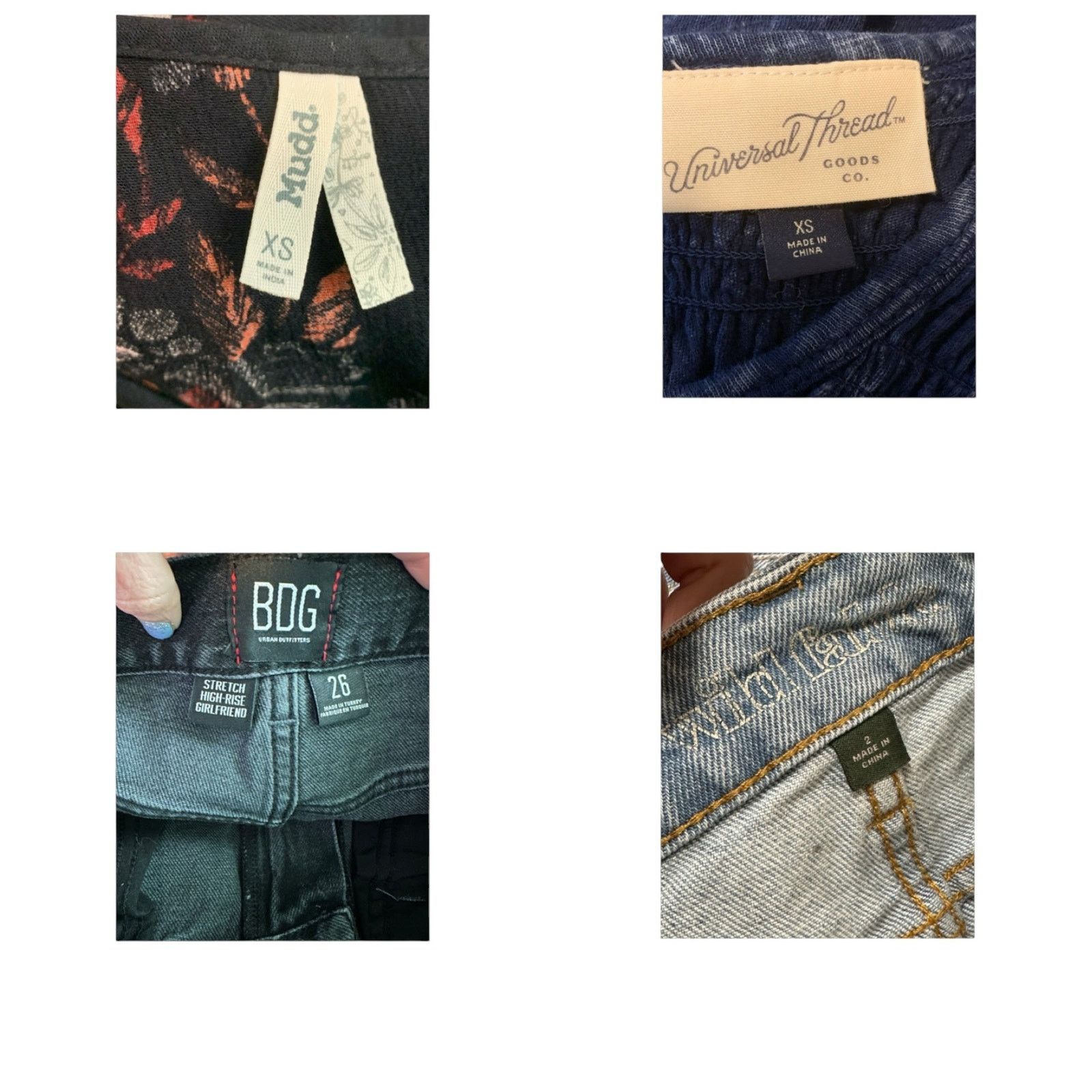 Bdg Summer boho shorts and tops capsule bundle size XS Size XS / US 0-2 / IT 36-38 - 2 Thumbnail