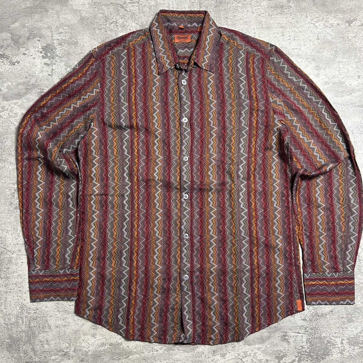 Missoni Vintage MISSONI Pattern Art Size US L / EU 52-54 / 3 - 1 Thumbnail