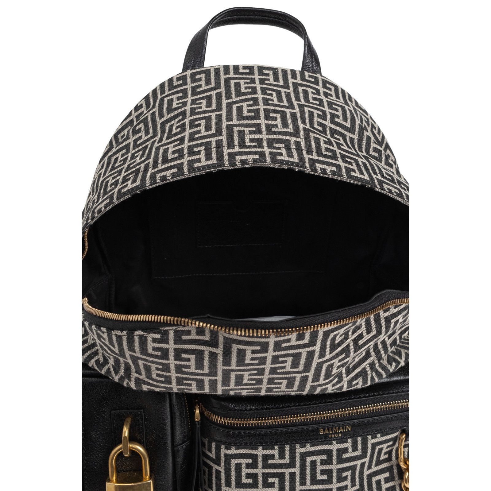 Balmain BALMAIN $2550 Black Pulse Jacquard Backpack New & Authentic Size ONE SIZE - 4 Thumbnail