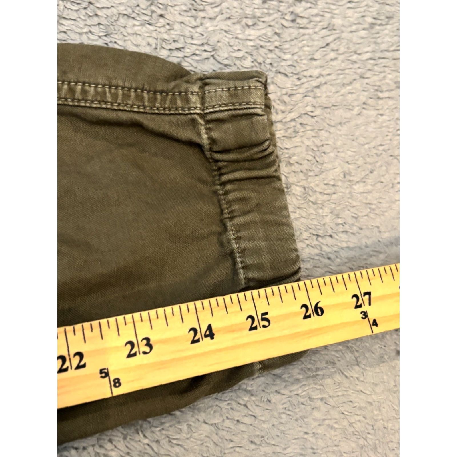 Citizens Of Humanity Citizens of Humanity Pants Womens 24 Green Tapered Military Wide Jogger Button Fly Pockets Size 42" / US 20 - 6 Thumbnail