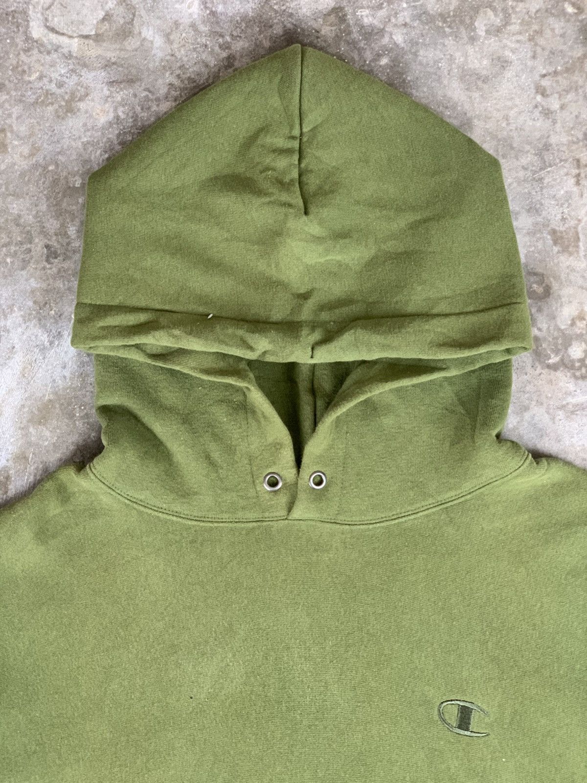 Champion Vintage Champion Reverse Weave Spell Out Pullover Hoodie Size US XL / EU 56 / 4 - 3 Thumbnail