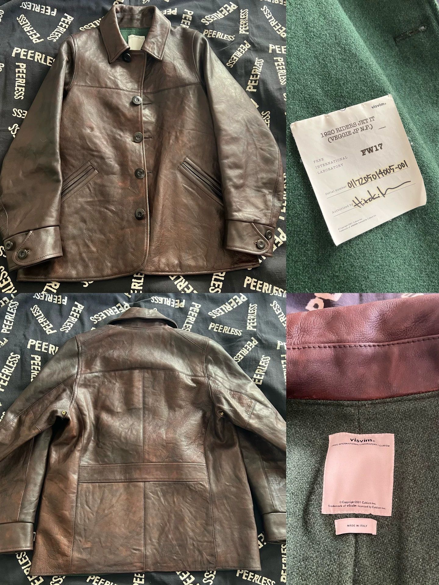 Visvim Visvim 17AW 1920 Riders JKT IT（Veggie JP N.P.） Size US S / EU 44-46 / 1 - 1 Thumbnail