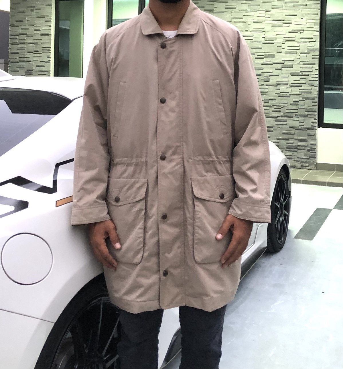 Burberry VTG Burberry London Lined Feathers Novacheck Parka Jacket Size US L / EU 52-54 / 3 - 2 Thumbnail