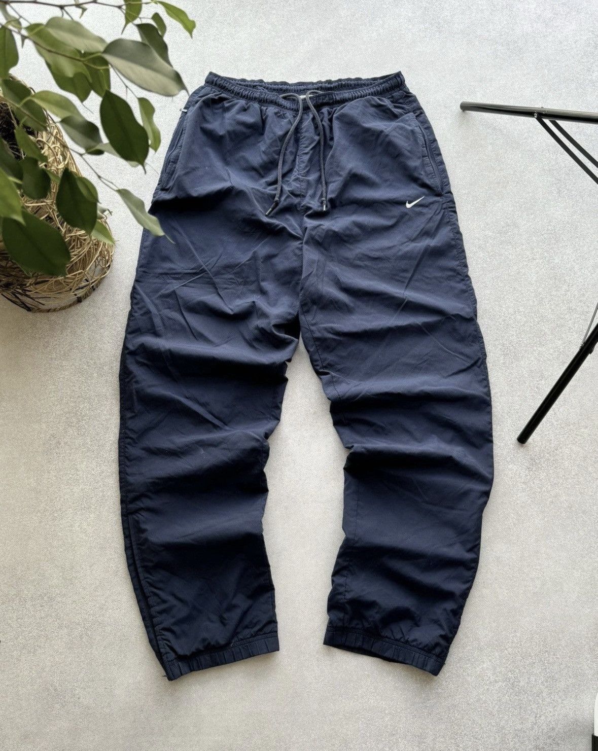 Nike × Vintage Nike Vintage Y2K Nylon track pants Size US 32 / EU 48 - 1 Thumbnail