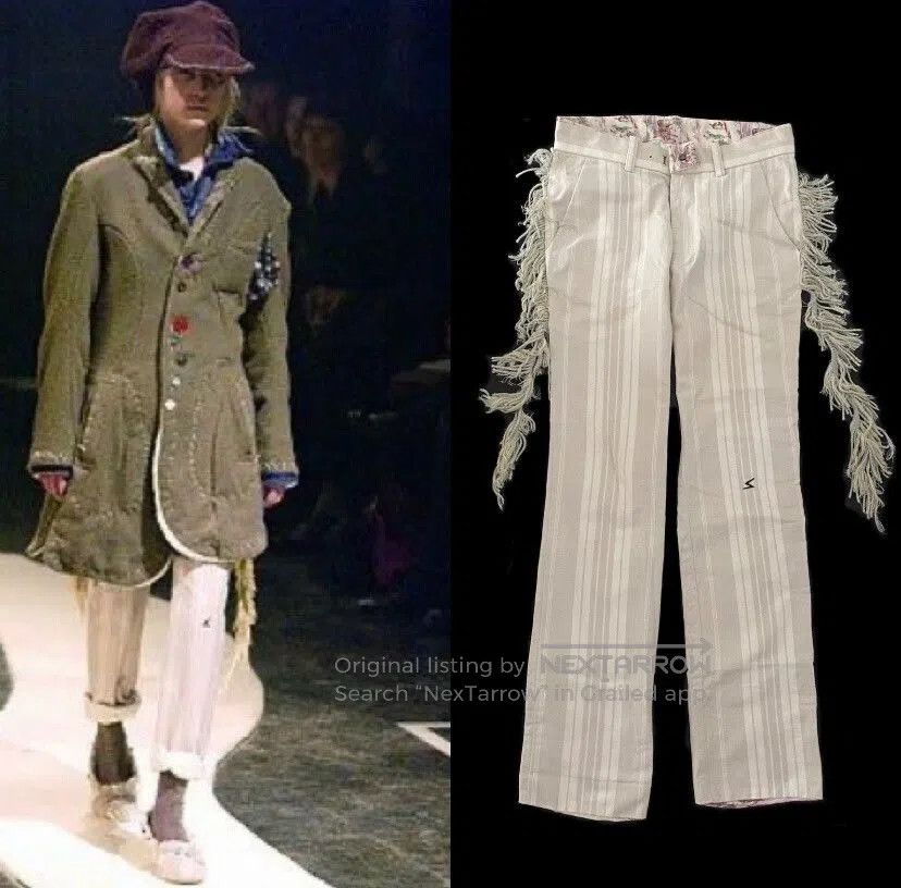 Undercover Undercover Fringe Striped Pants. Size US 30 / EU 46 - 1 Thumbnail