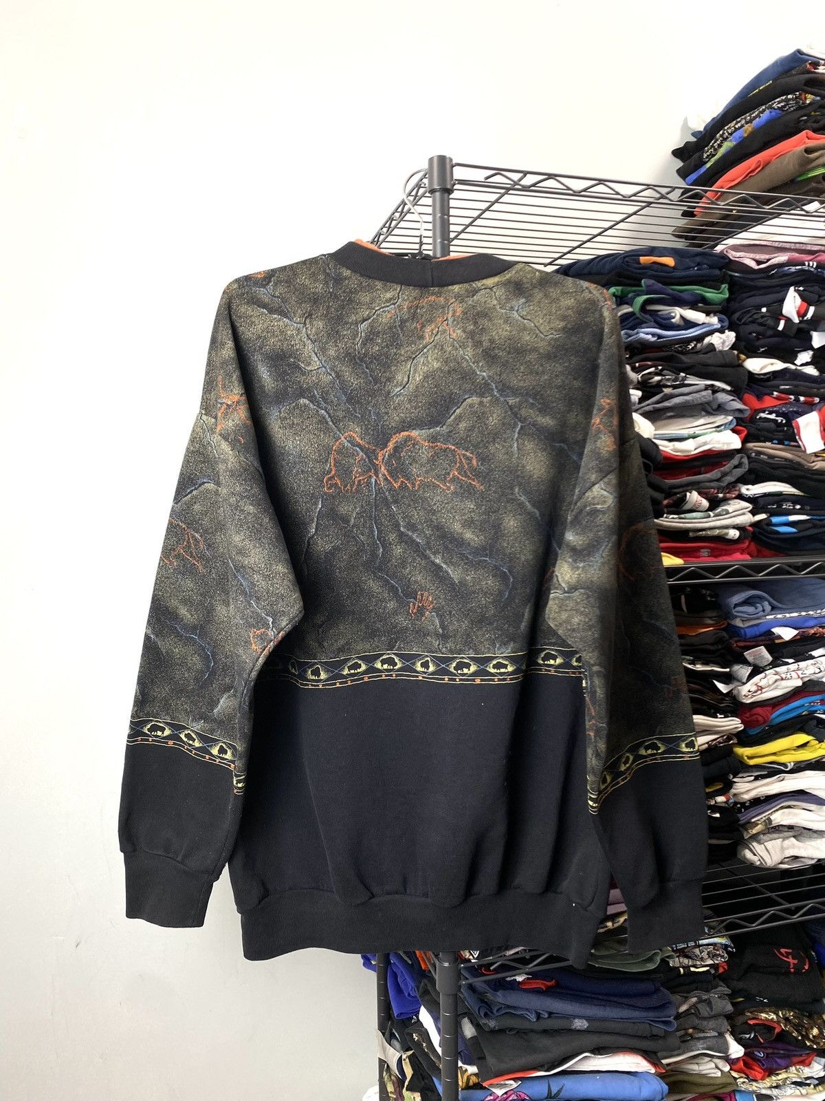 Vintage 90’s American Vintage Buffalo Full Print Sweatshirt Supreme Size US M / EU 48-50 / 2 - 13 Thumbnail
