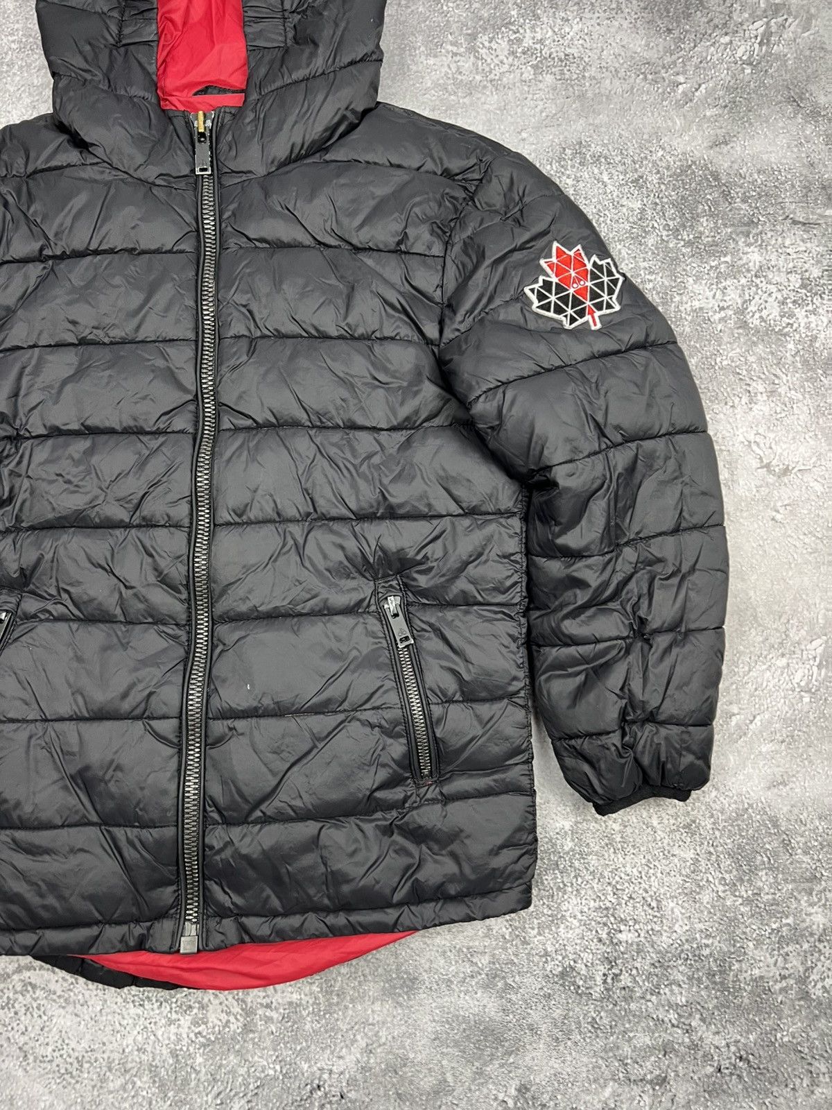 Moose Knuckles Boys 10-12y Moose Knuckles Black Micropuffer Jacket Size US XXS / EU 40 - 2 Thumbnail