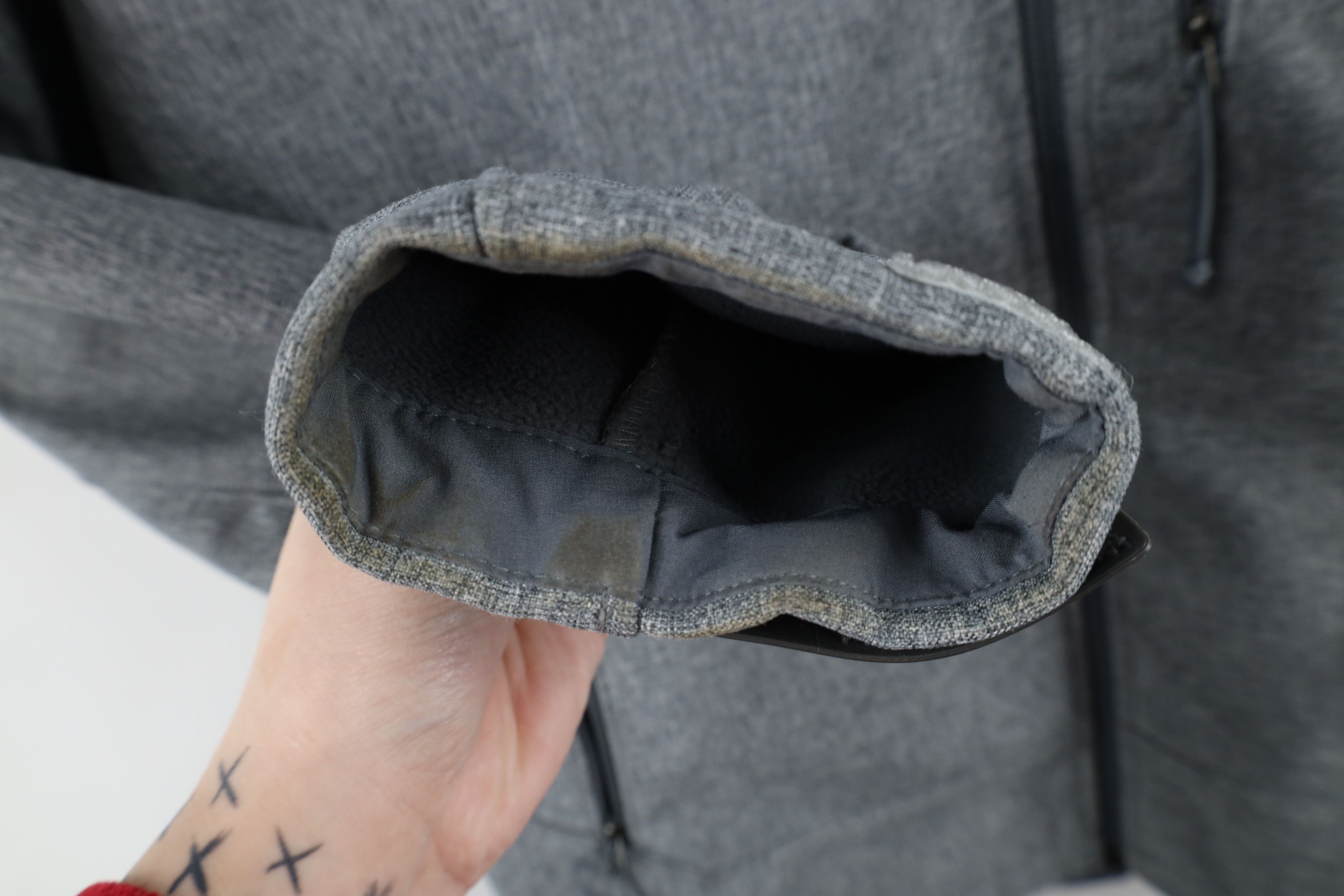 The North Face × Vintage The North Face Fleece Lined Soft Shell Jacket Chambray Size US M / EU 48-50 / 2 - 7 Thumbnail