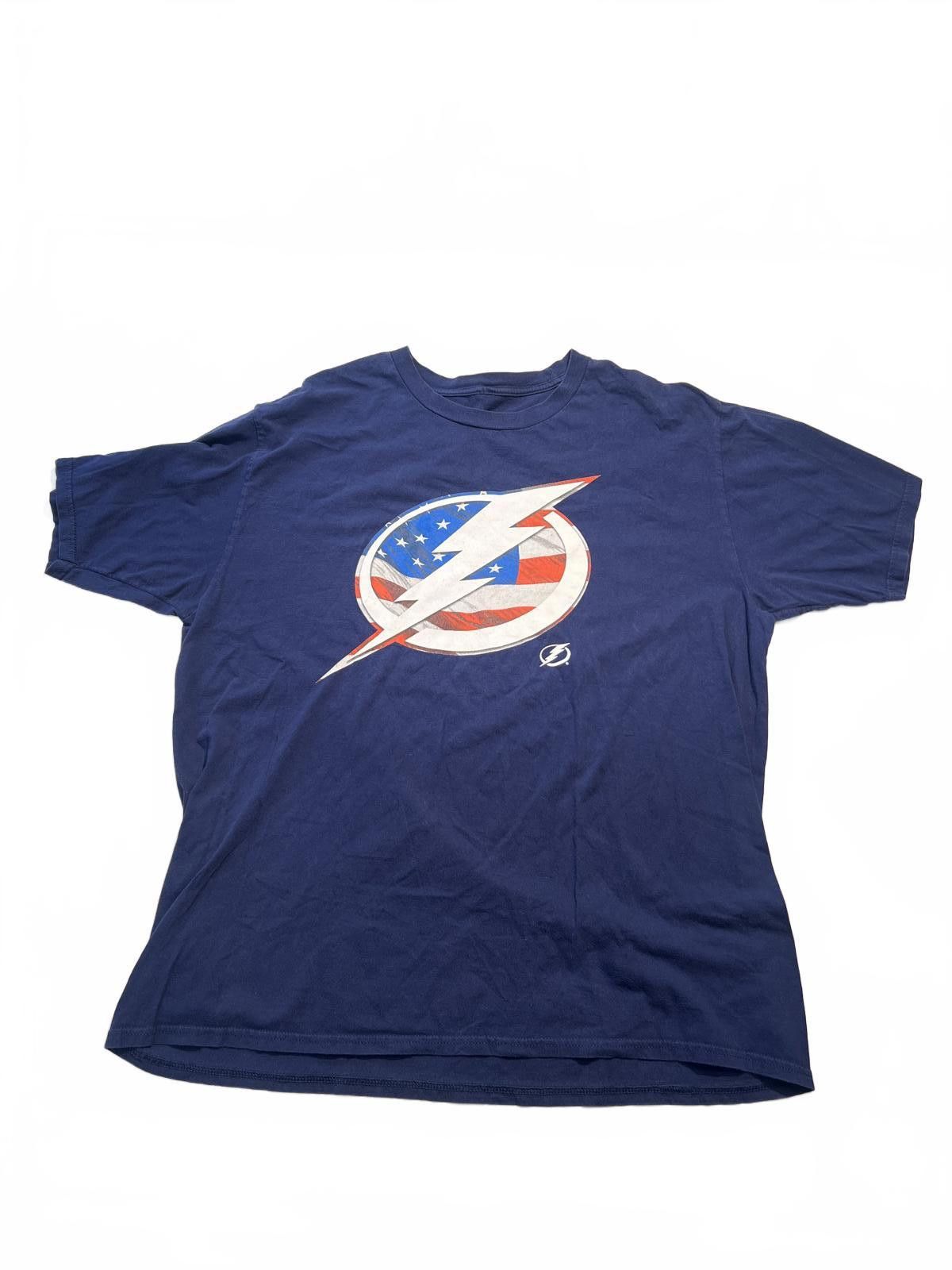 Other Fanatics American Flag Tampa Bay Lightning Men's Size XL Tee Size US XL / EU 56 / 4 - 1 Thumbnail