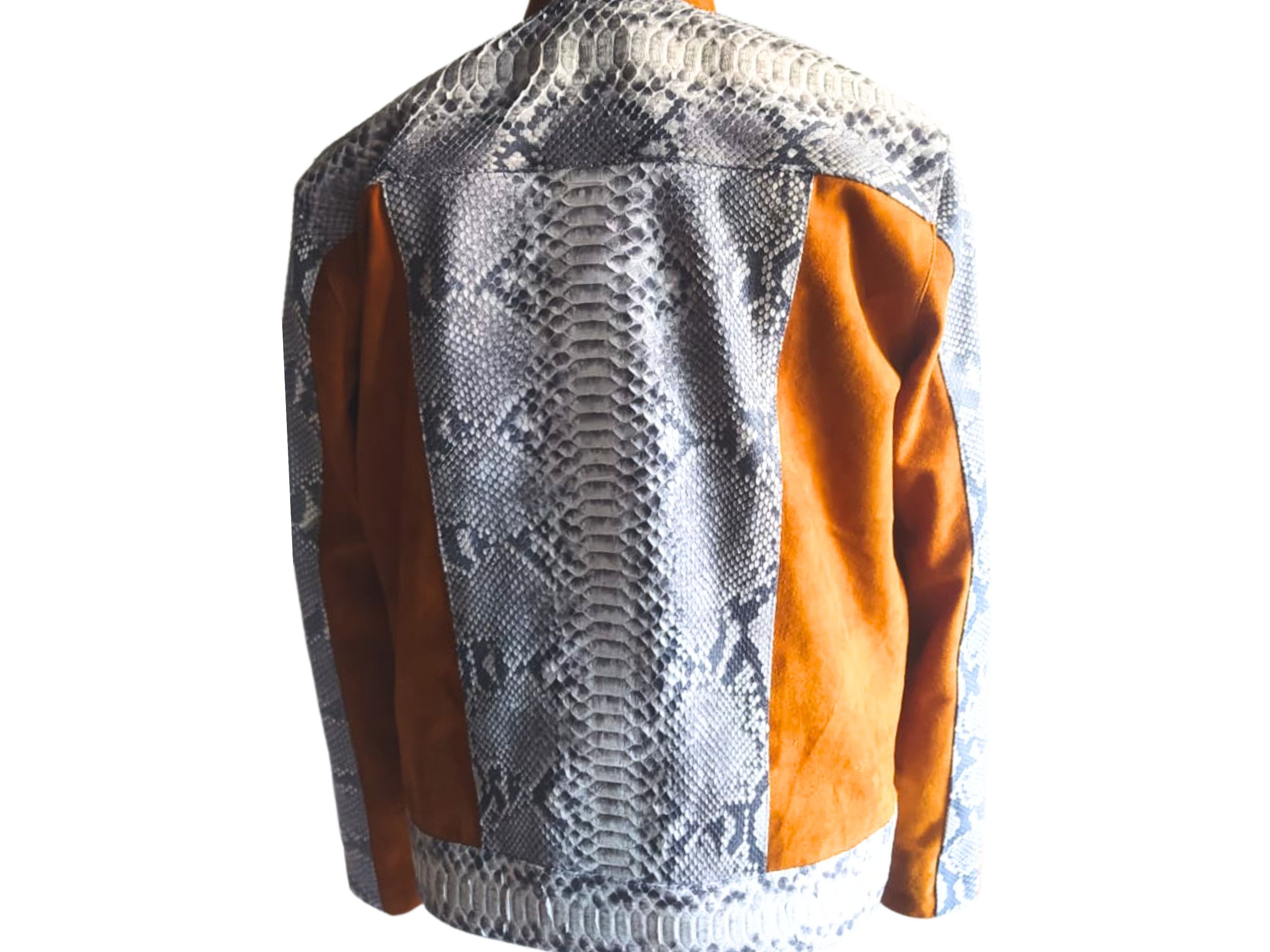 Other Trendy Snakeskin Cowboy Jacket with a Touch of Suede Size US XL / EU 56 / 4 - 5 Thumbnail