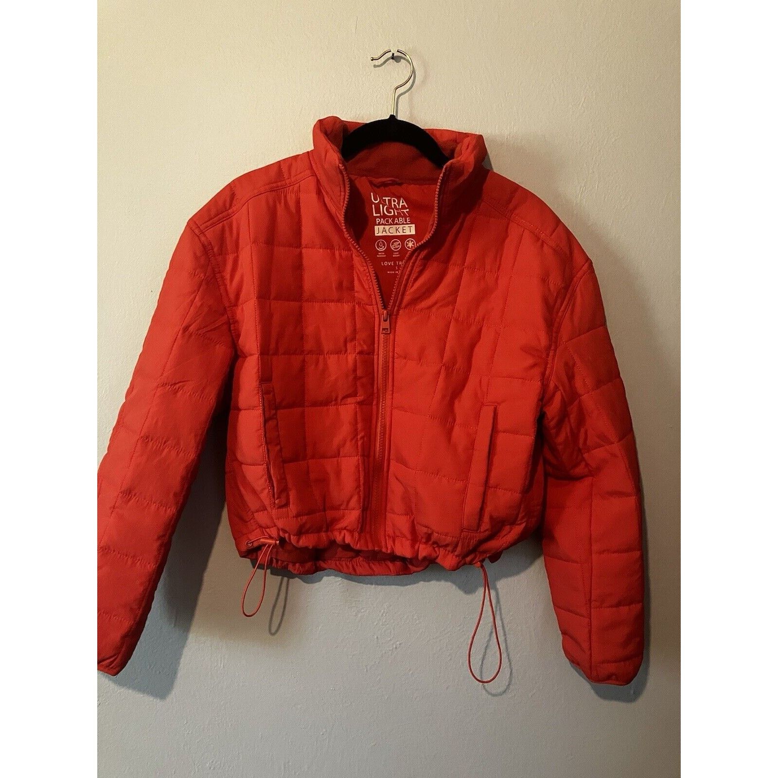 & Other Stories Love Tree Ultra Light Puffer Jacket orange Full Zip W/ Bag Size S / US 4 / IT 40 - 1 Thumbnail
