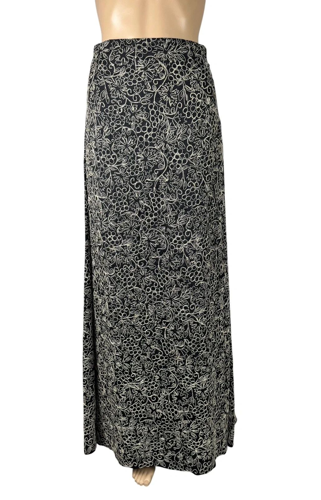 Annette Gortz Annette Gortz Galan Maxi Skirt Embroidered Silk size 36 Size 26" / US 2 / IT 38 - 1 Thumbnail