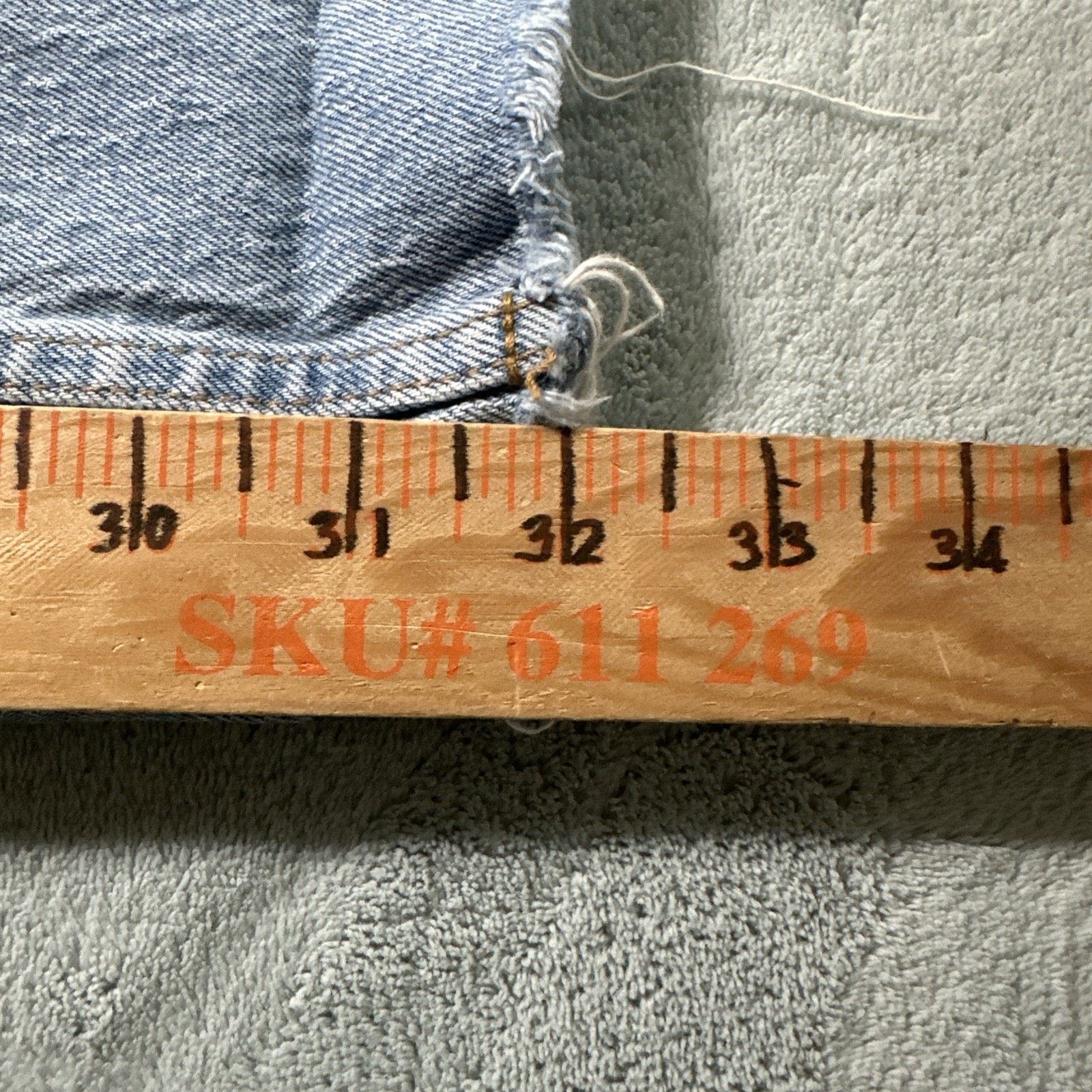 Abercrombie & Fitch Y2k 2000s Abercrombie Fitch Straight Baggy Jeans Ws 31 Size 35" - 11 Thumbnail