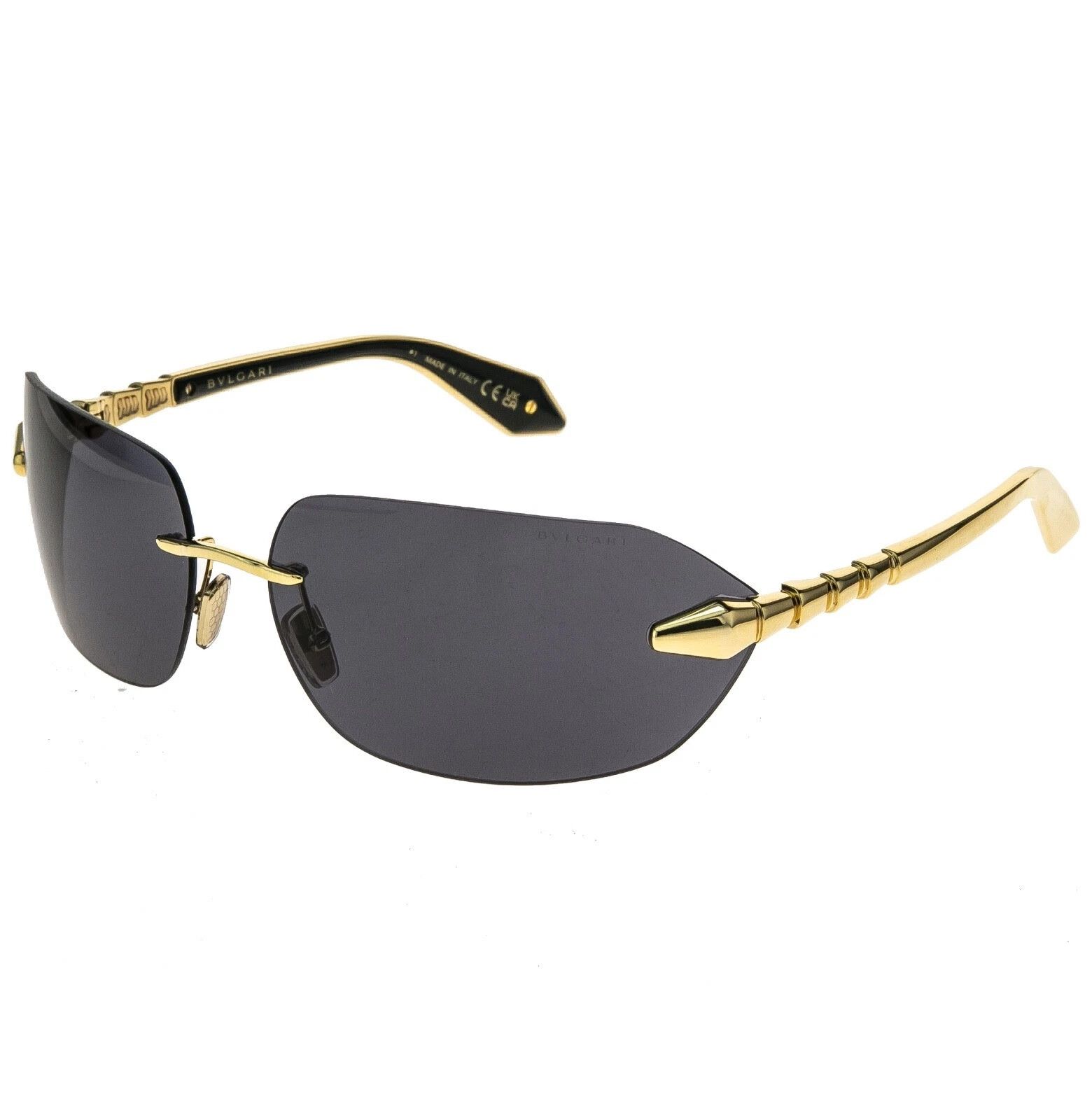 Bvlgari BVLGARI 40025 Serpenti Viper BV40025U Black Sunglasses 32A Size ONE SIZE - 4 Thumbnail